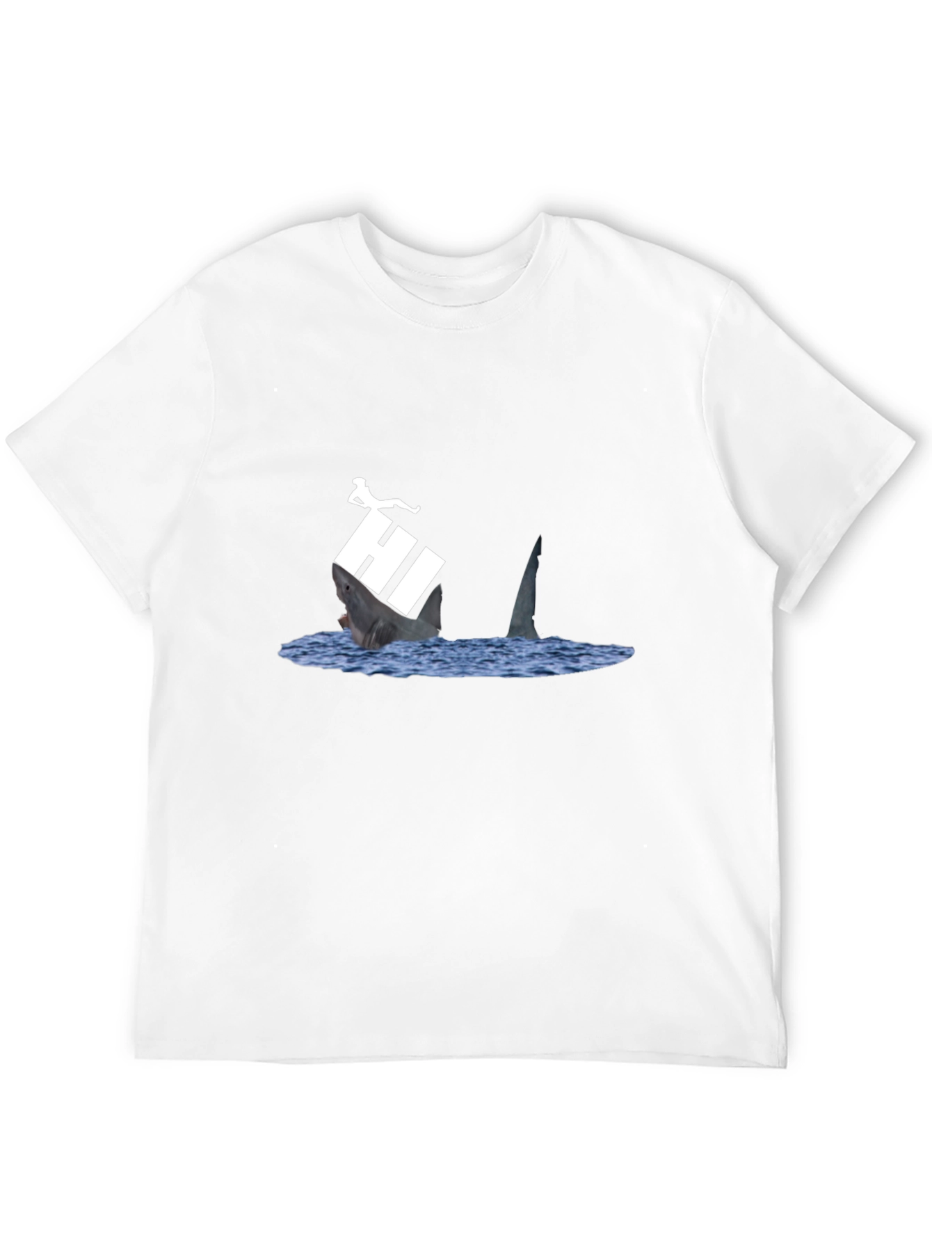 Shark HI T-Shirt - Funny Graphic Tee
