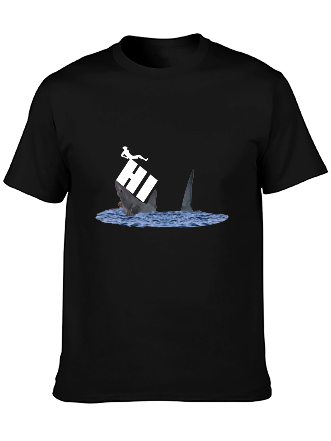 Shark HI T-Shirt - Funny Graphic Tee