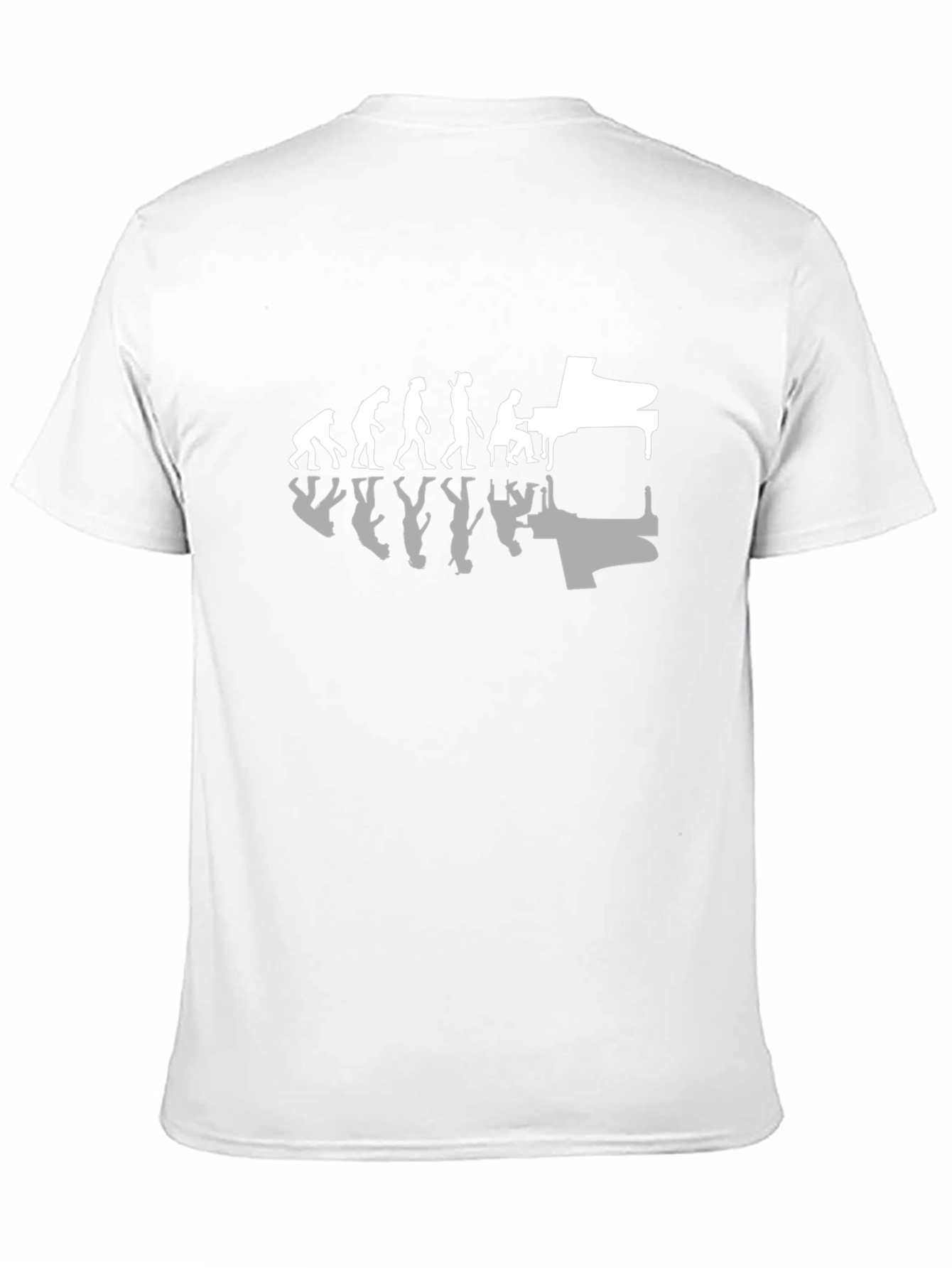 Evolution of Music T-Shirt - Piano Player