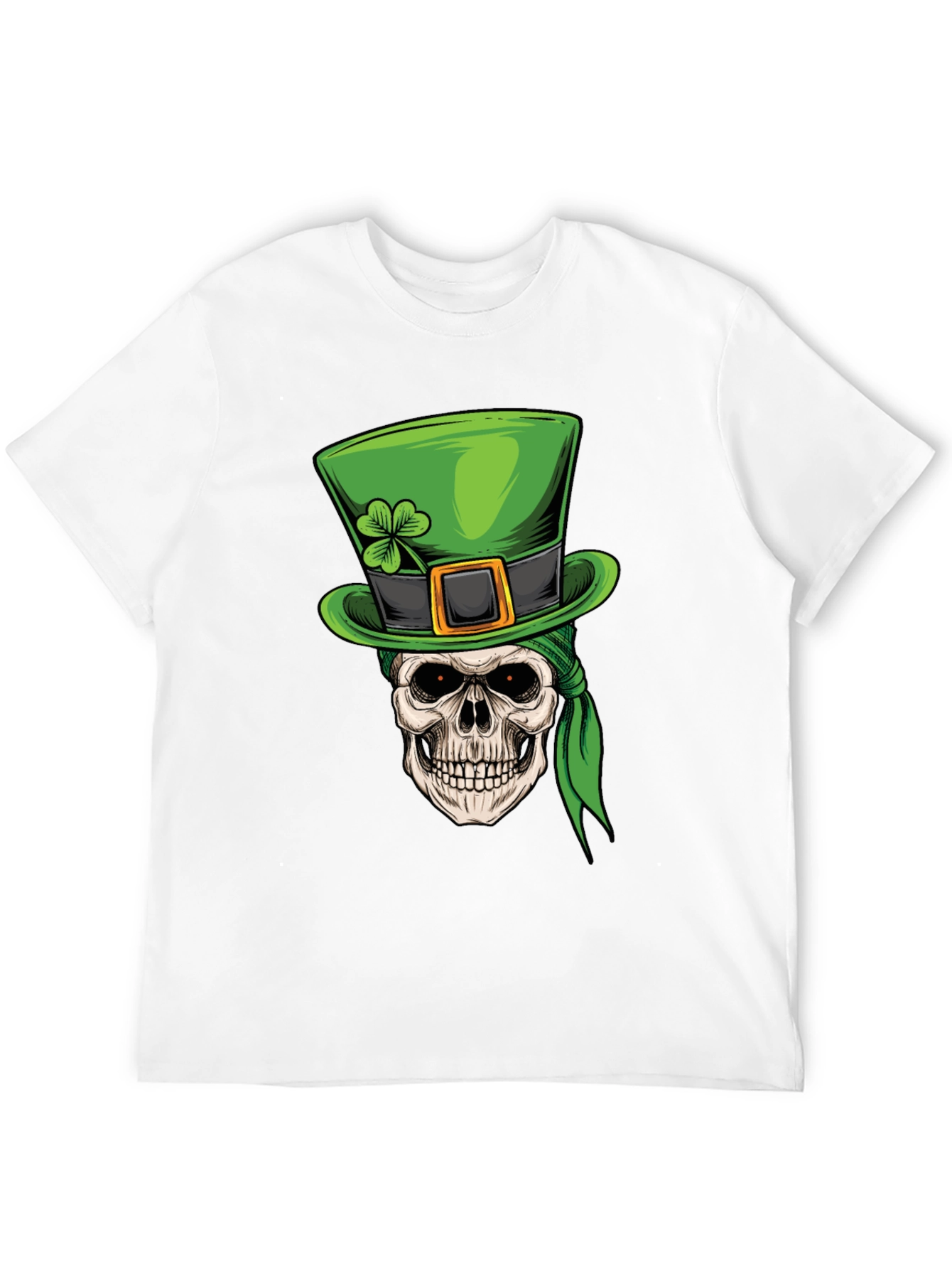St. Patricks Day Skull T-Shirt