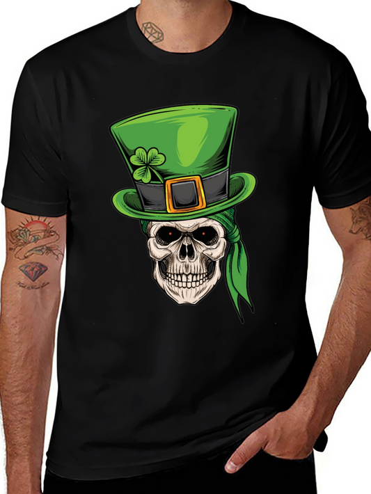 St. Patricks Day Skull T-Shirt