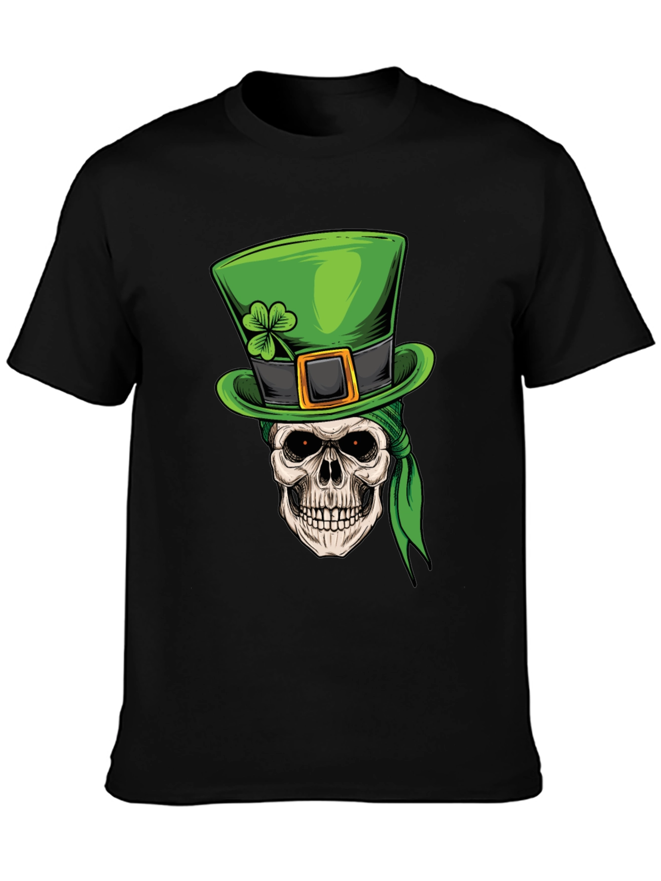 St. Patricks Day Skull T-Shirt