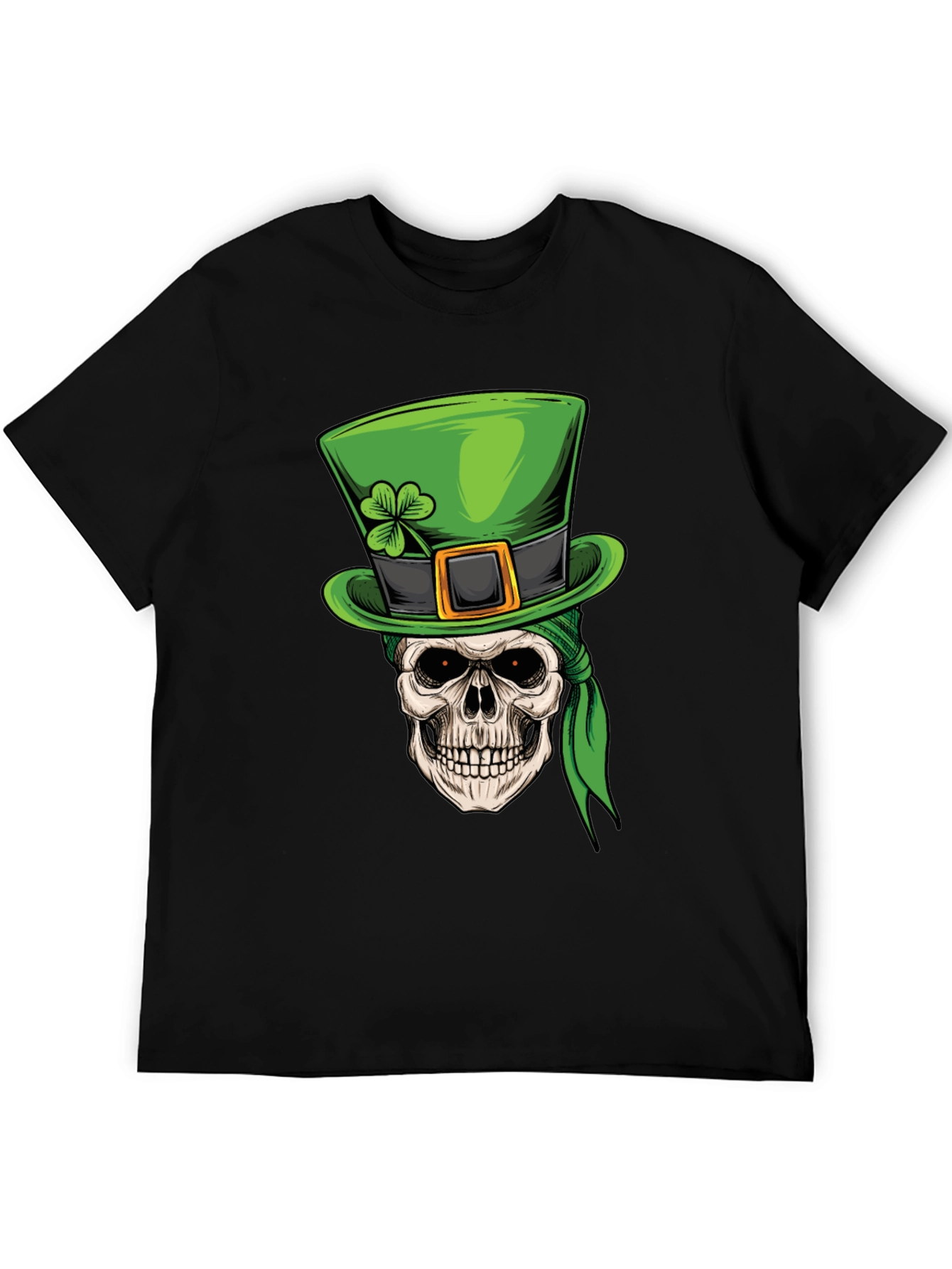 St. Patricks Day Skull T-Shirt