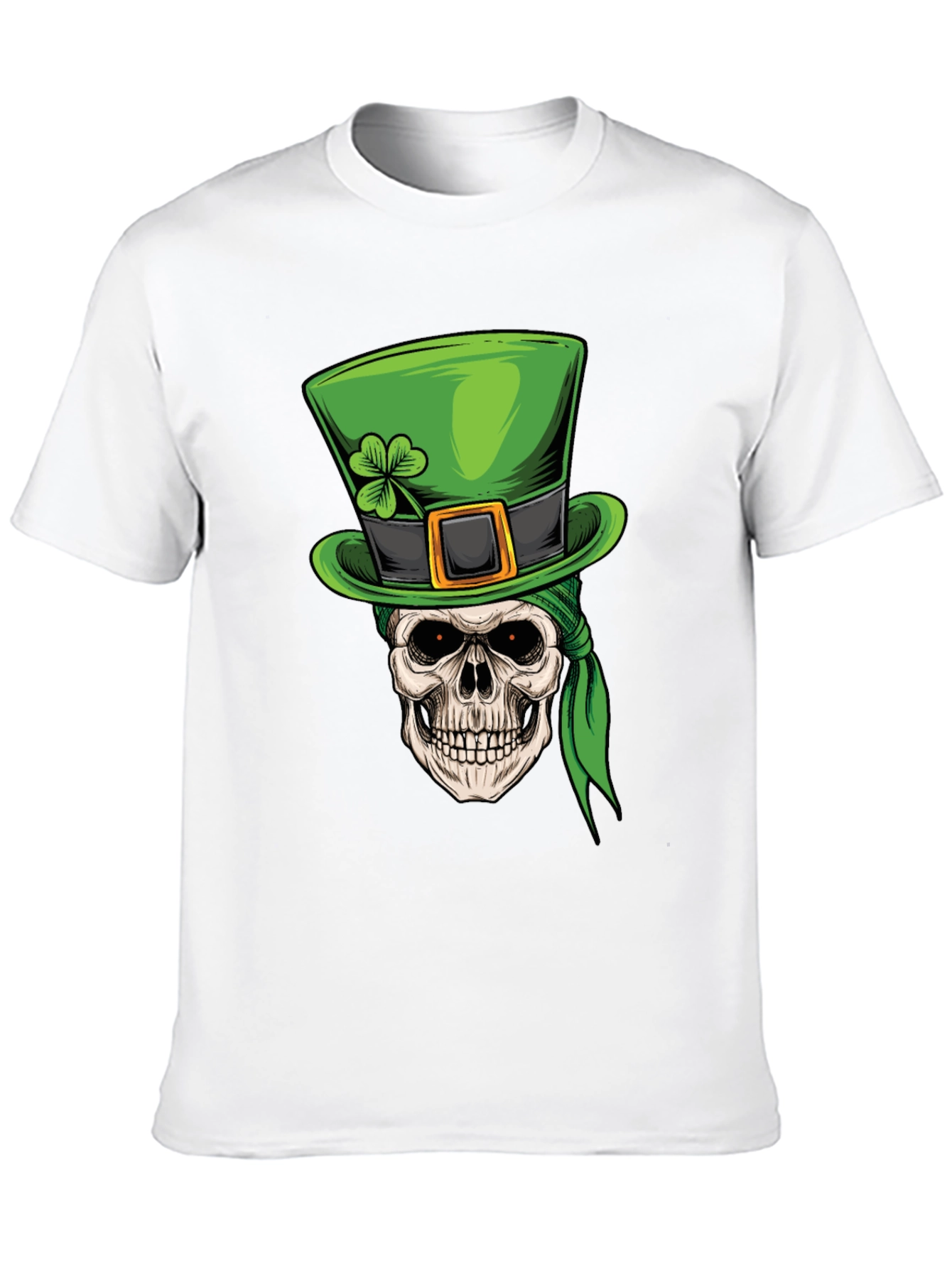 St. Patricks Day Skull T-Shirt