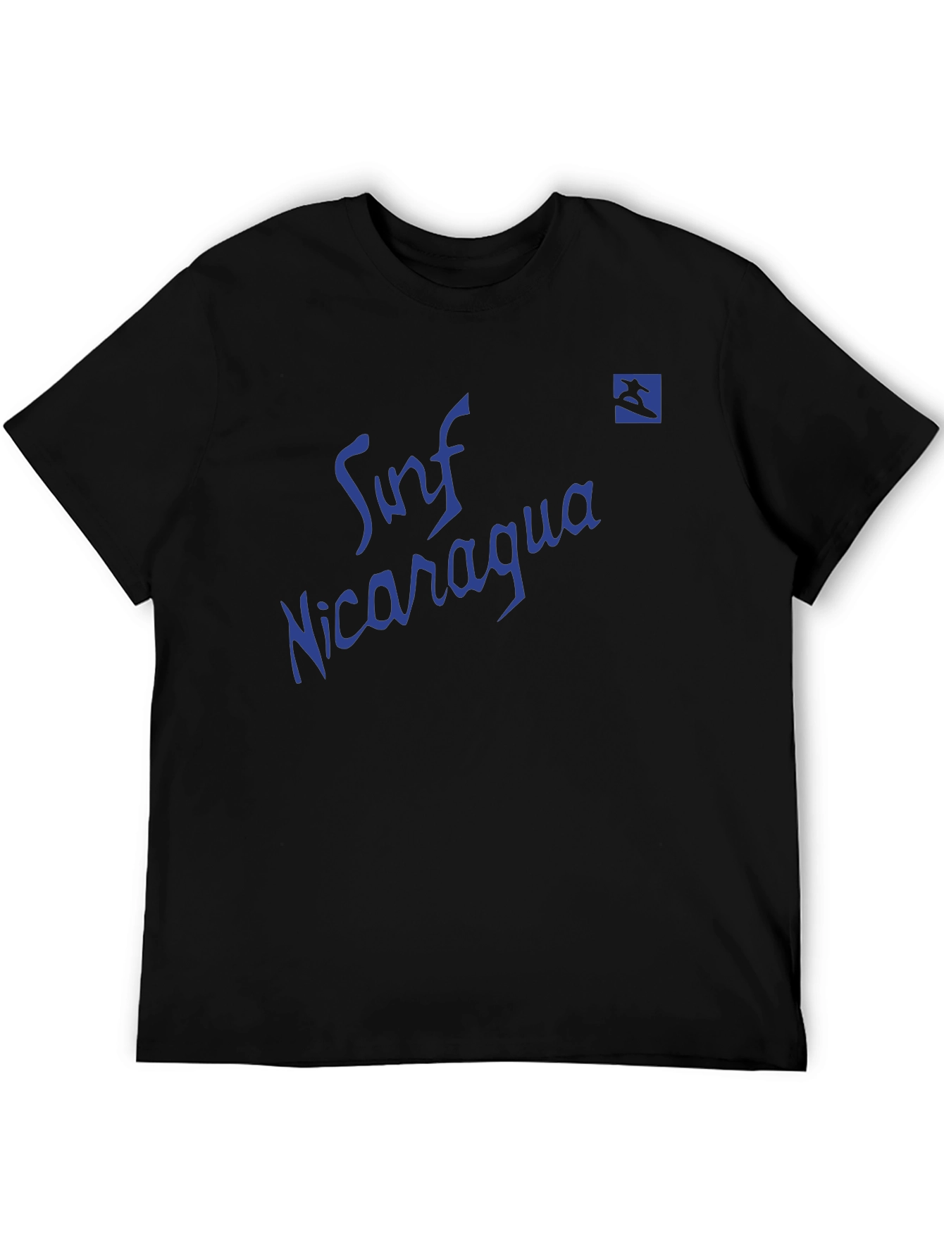 Surf Nicaragua Black T-Shirt