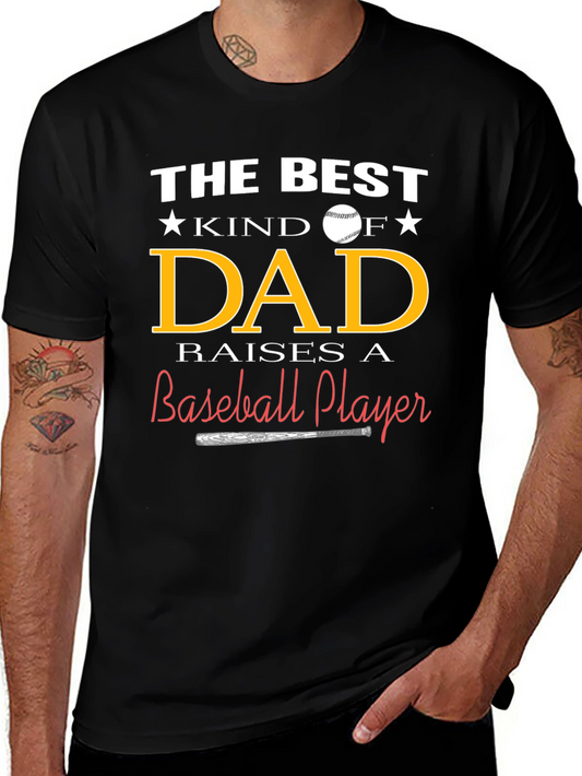 Best Kind of Dad Baseball Player T-Shirt
