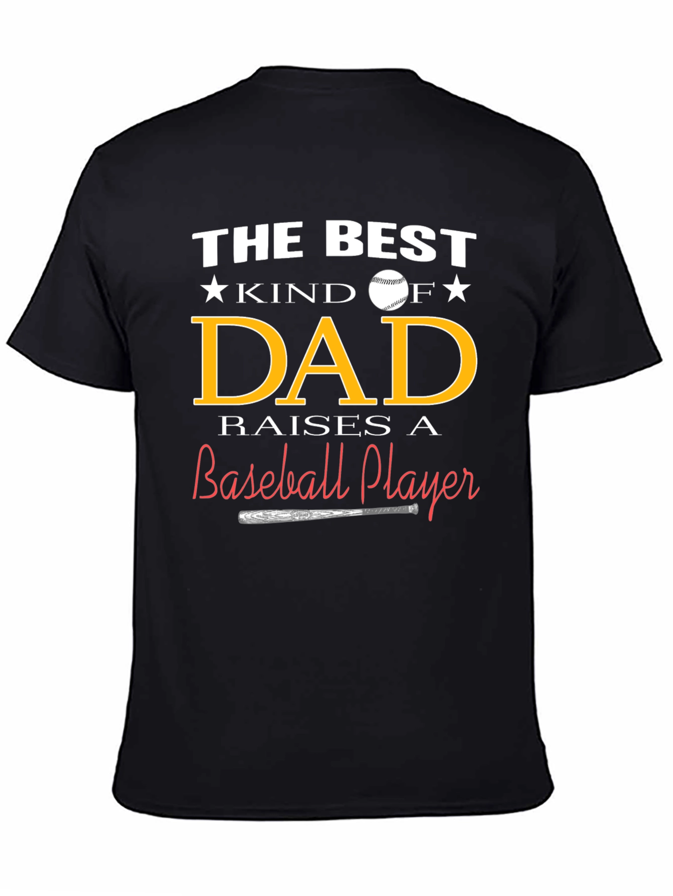 Best Kind of Dad Baseball Player T-Shirt