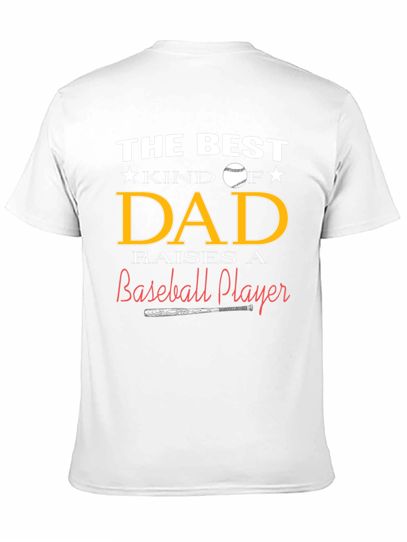 Best Kind of Dad Baseball Player T-Shirt