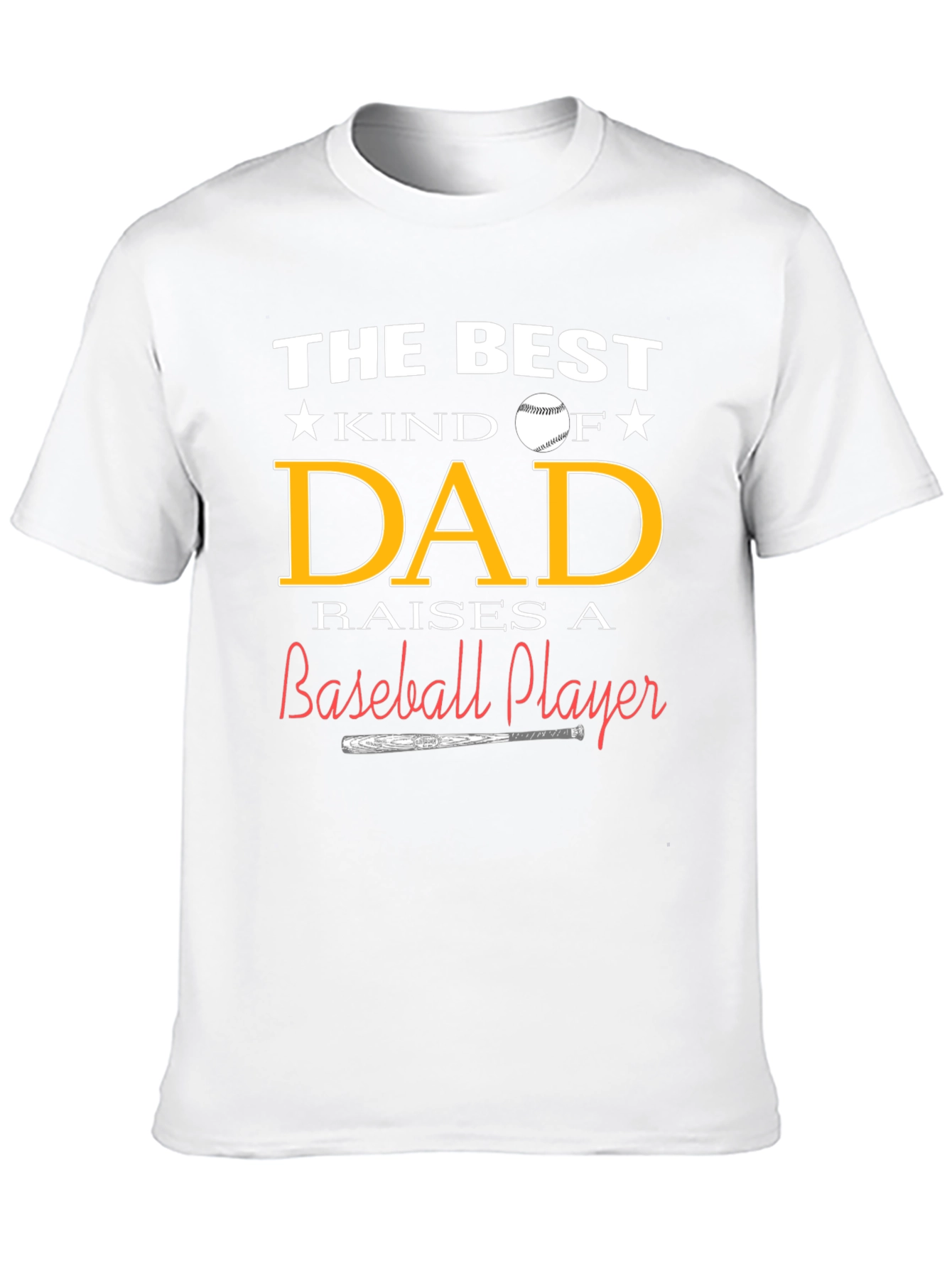 Best Kind of Dad Baseball Player T-Shirt