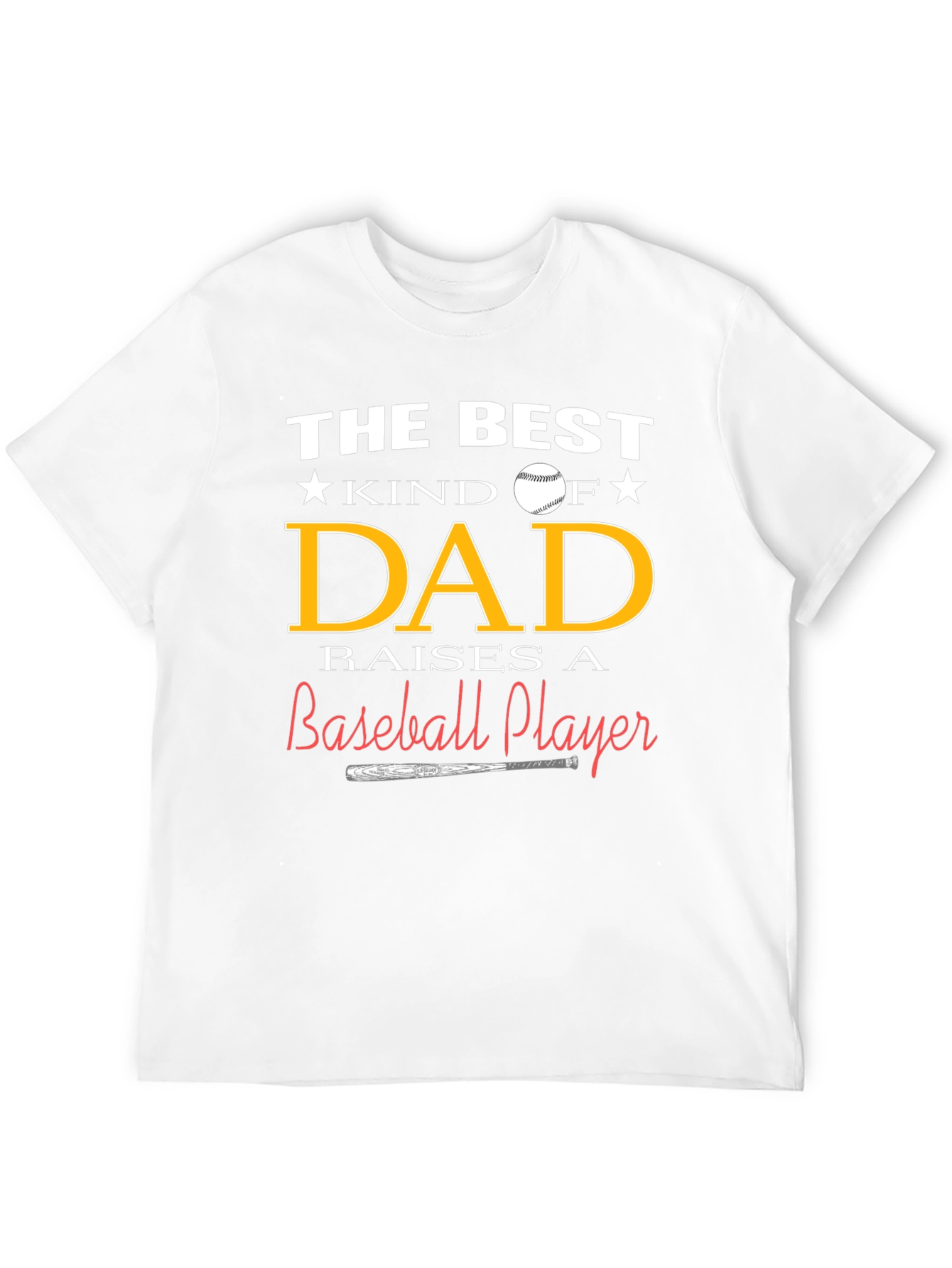 Best Kind of Dad Baseball Player T-Shirt