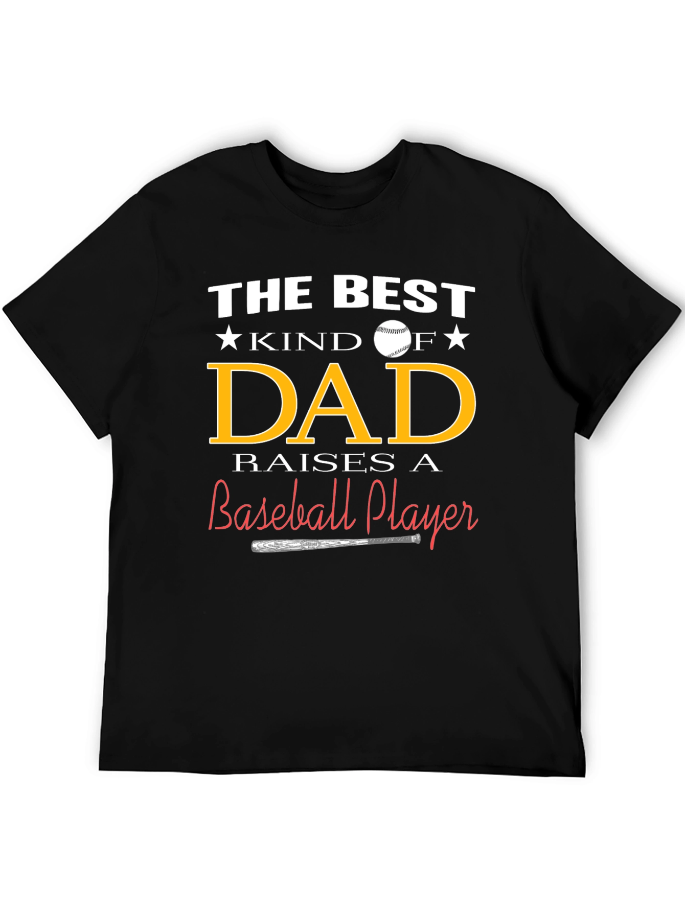 Best Kind of Dad Baseball Player T-Shirt