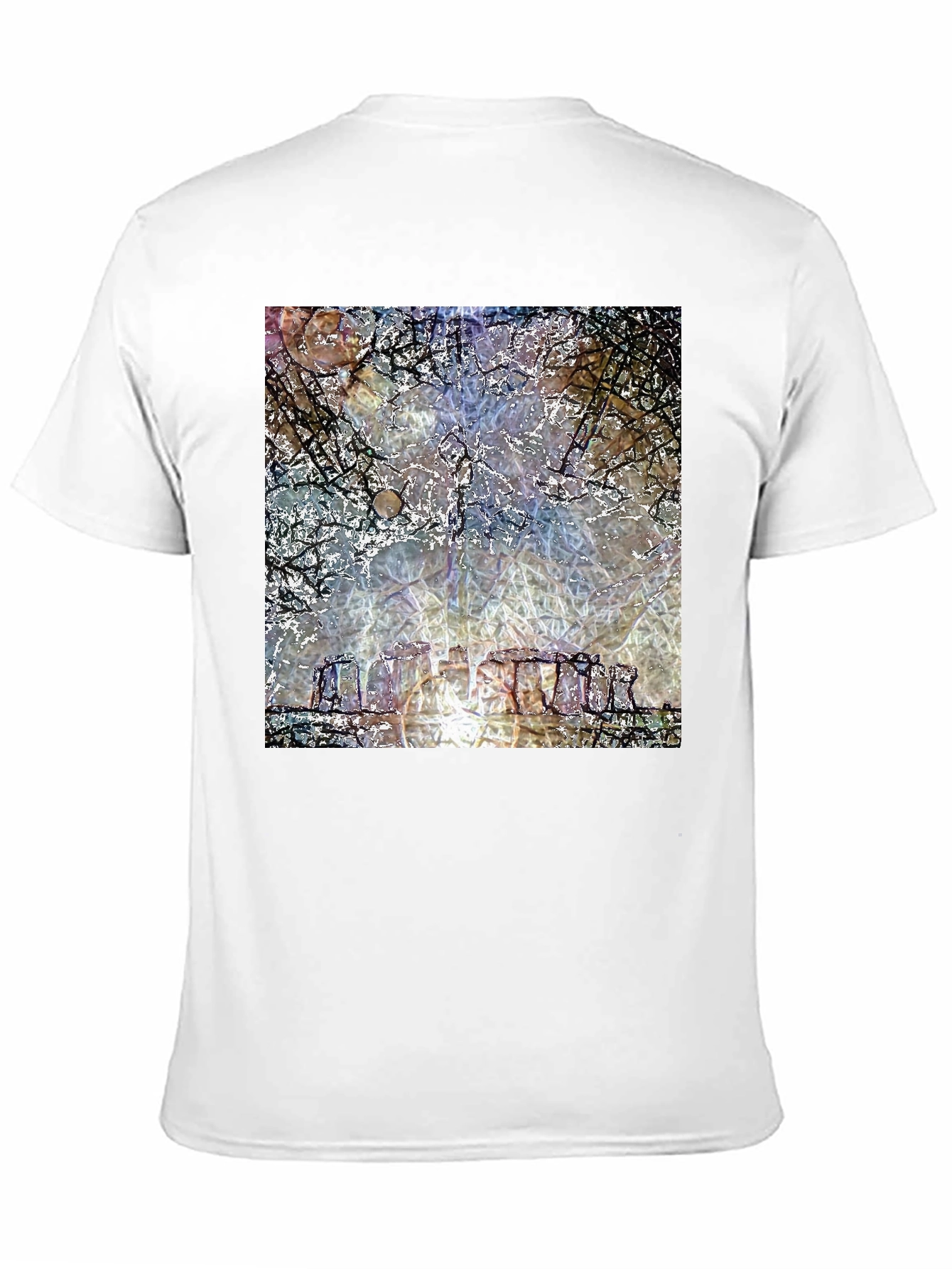 Stonehenge Graphic Tee - Mystical Mens Black T-Shirt