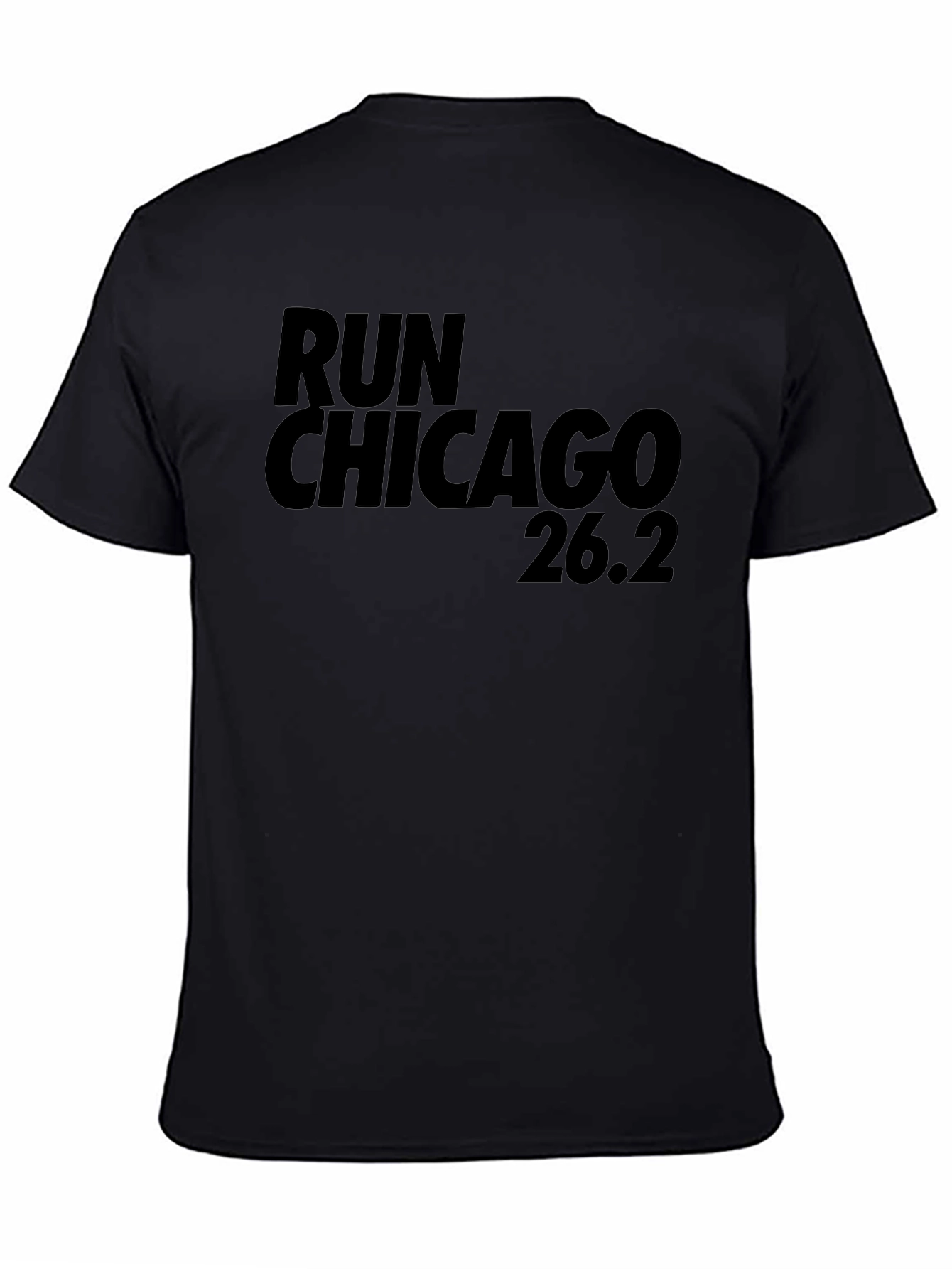 Run Chicago 26.2 Marathon T-Shirt - Black
