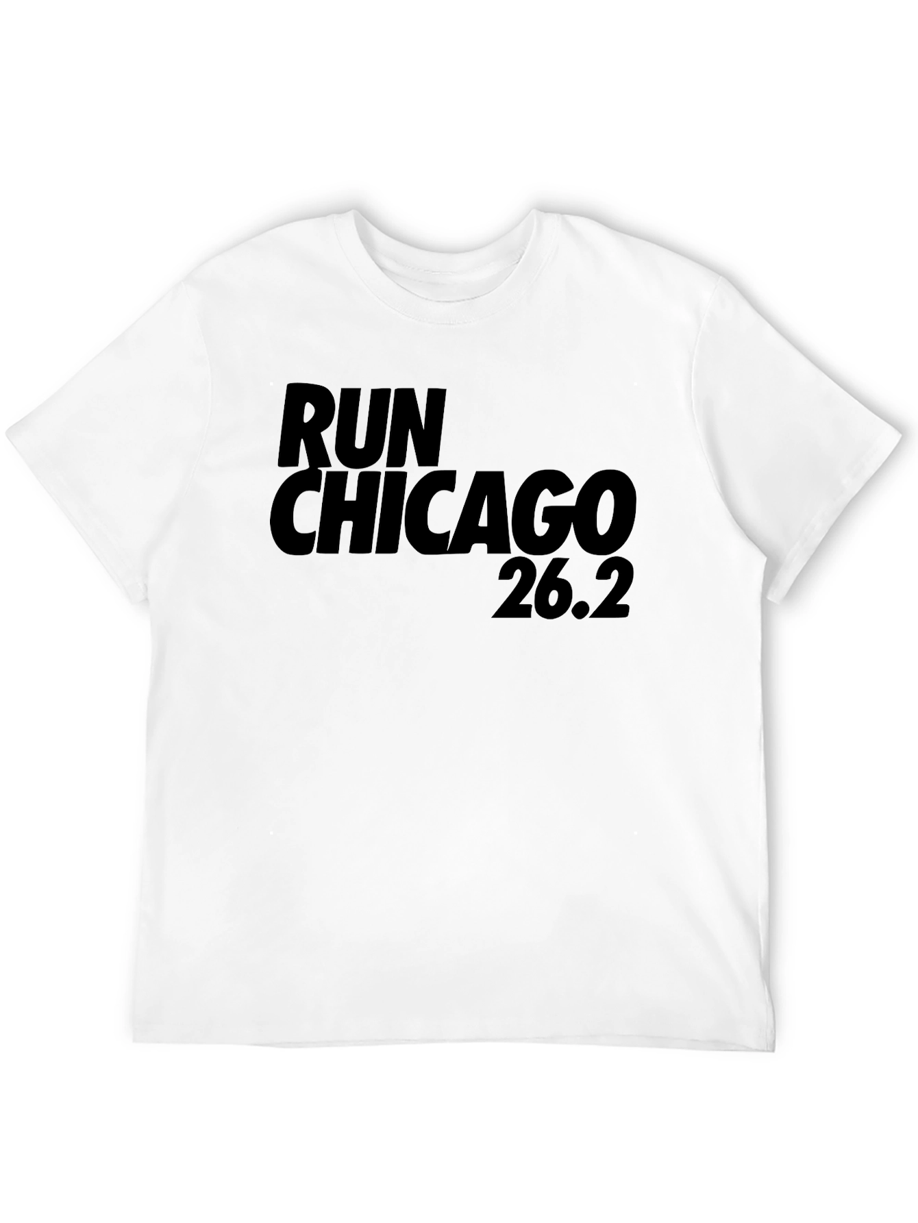 Run Chicago 26.2 Marathon T-Shirt - Black