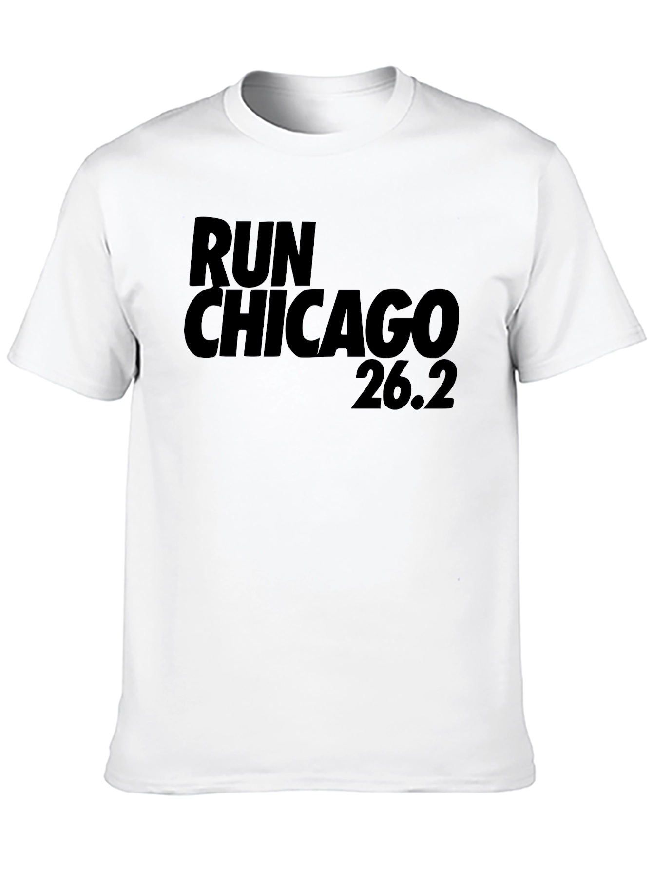 Run Chicago 26.2 Marathon T-Shirt - Black