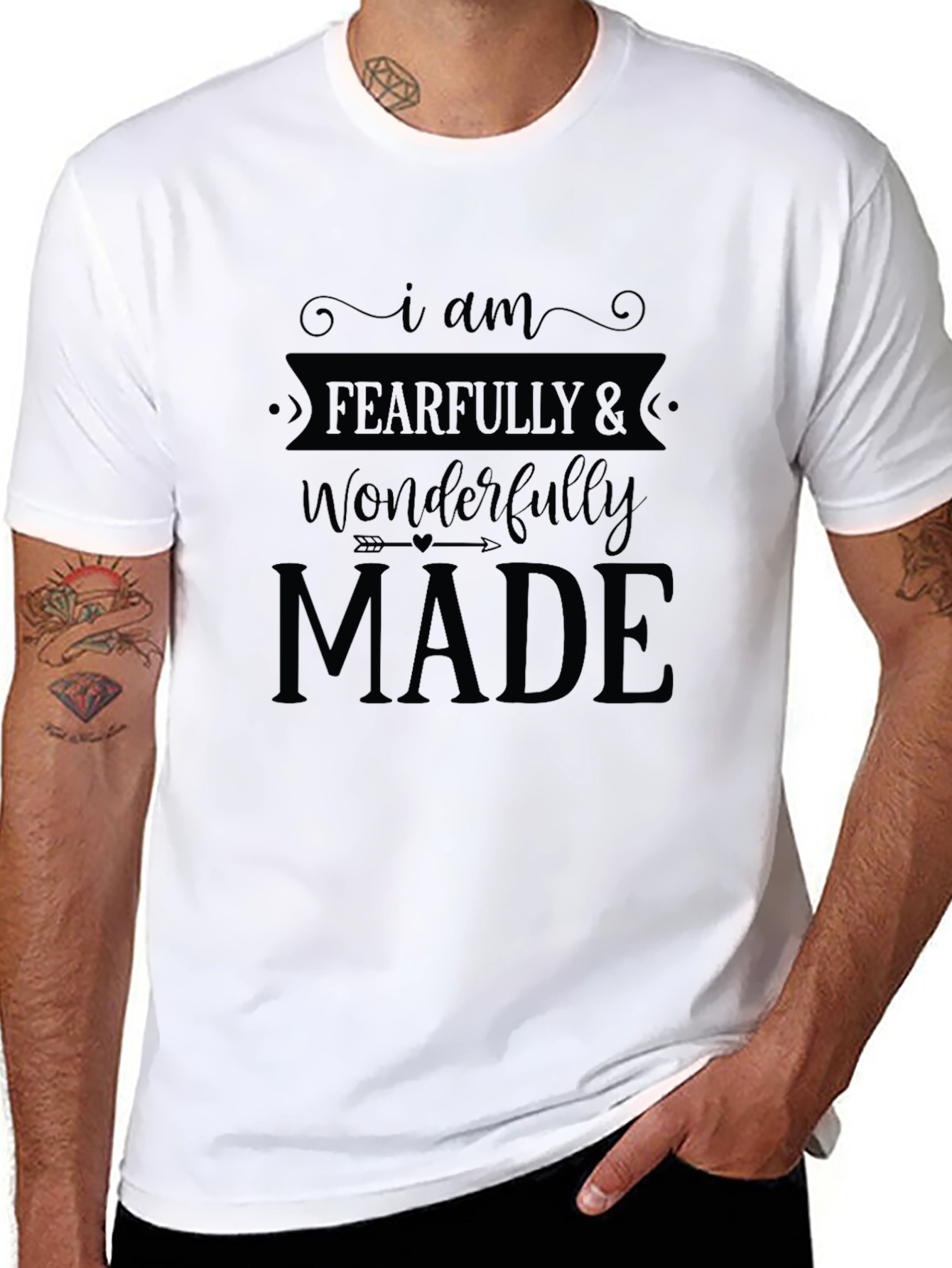 Fearfully and Wonderfully Made Christian T-Shirt