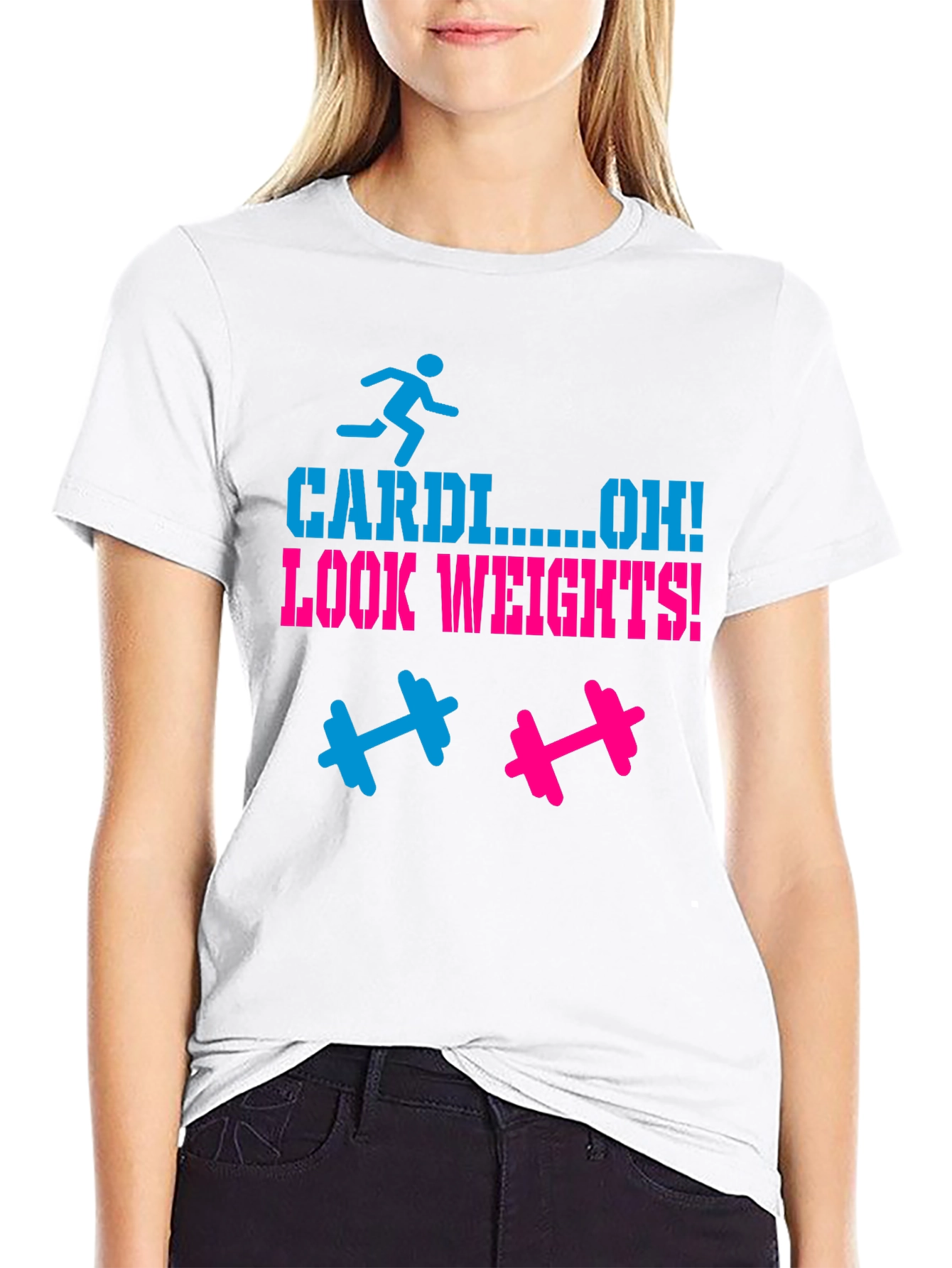 Cardio? Oh! Look Weights! Graphic Tee