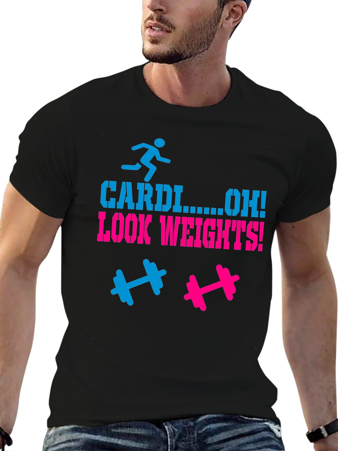 Cardio? Oh! Look Weights! Graphic Tee