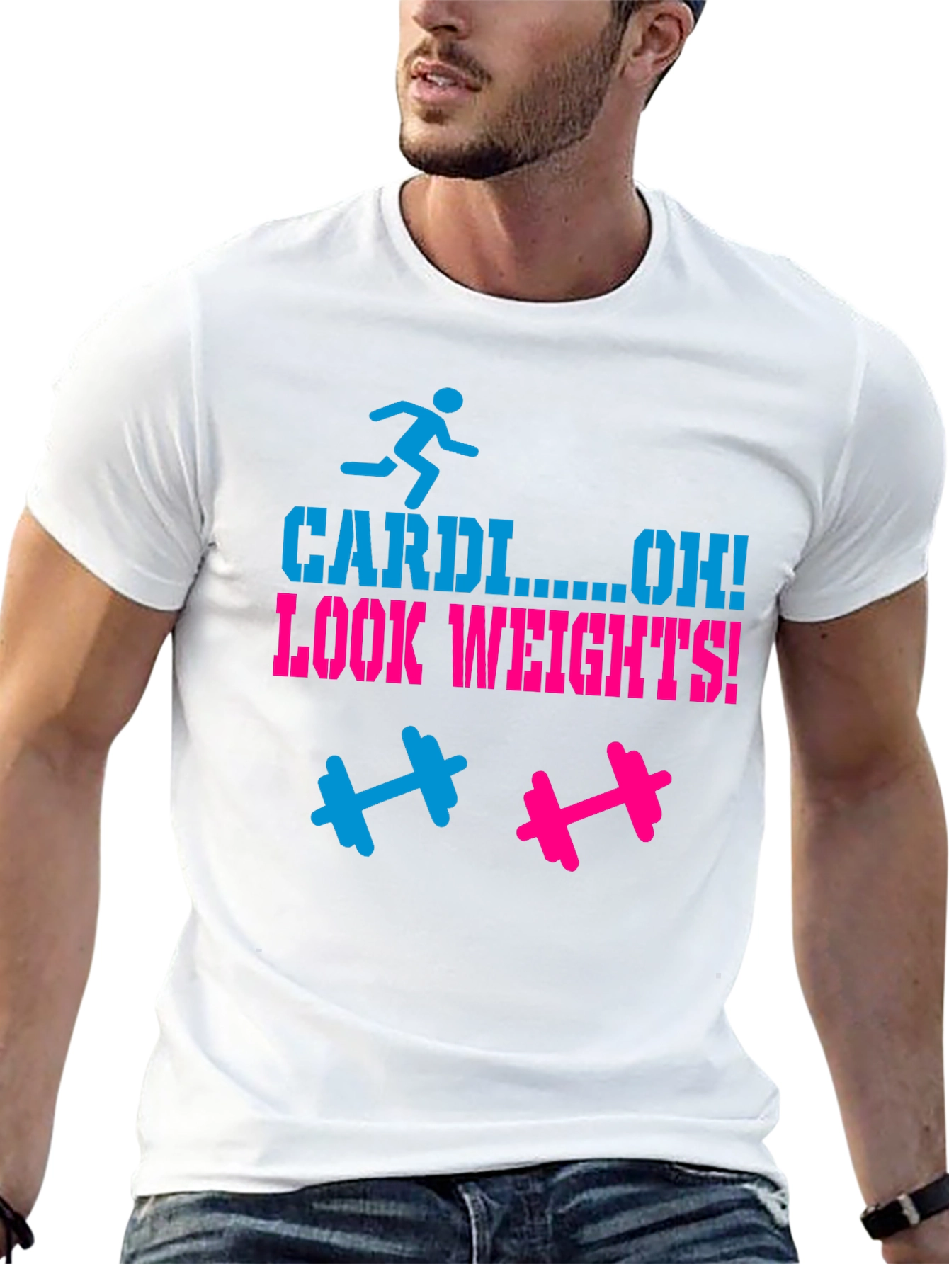 Cardio? Oh! Look Weights! Graphic Tee