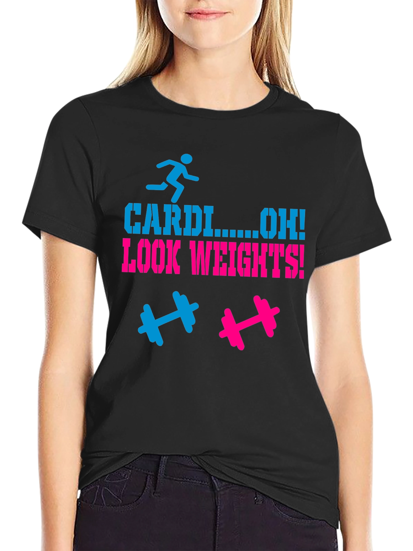 Cardio? Oh! Look Weights! Graphic Tee