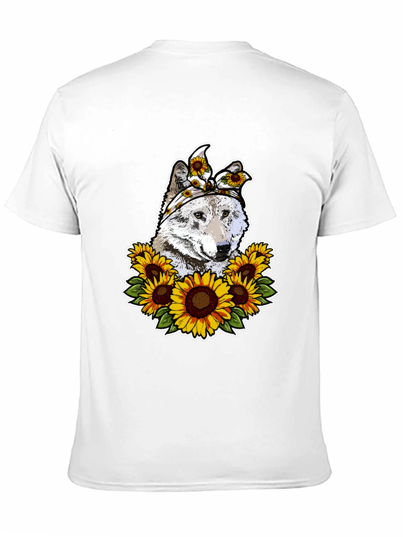 Wolf Sunflower T-Shirt
