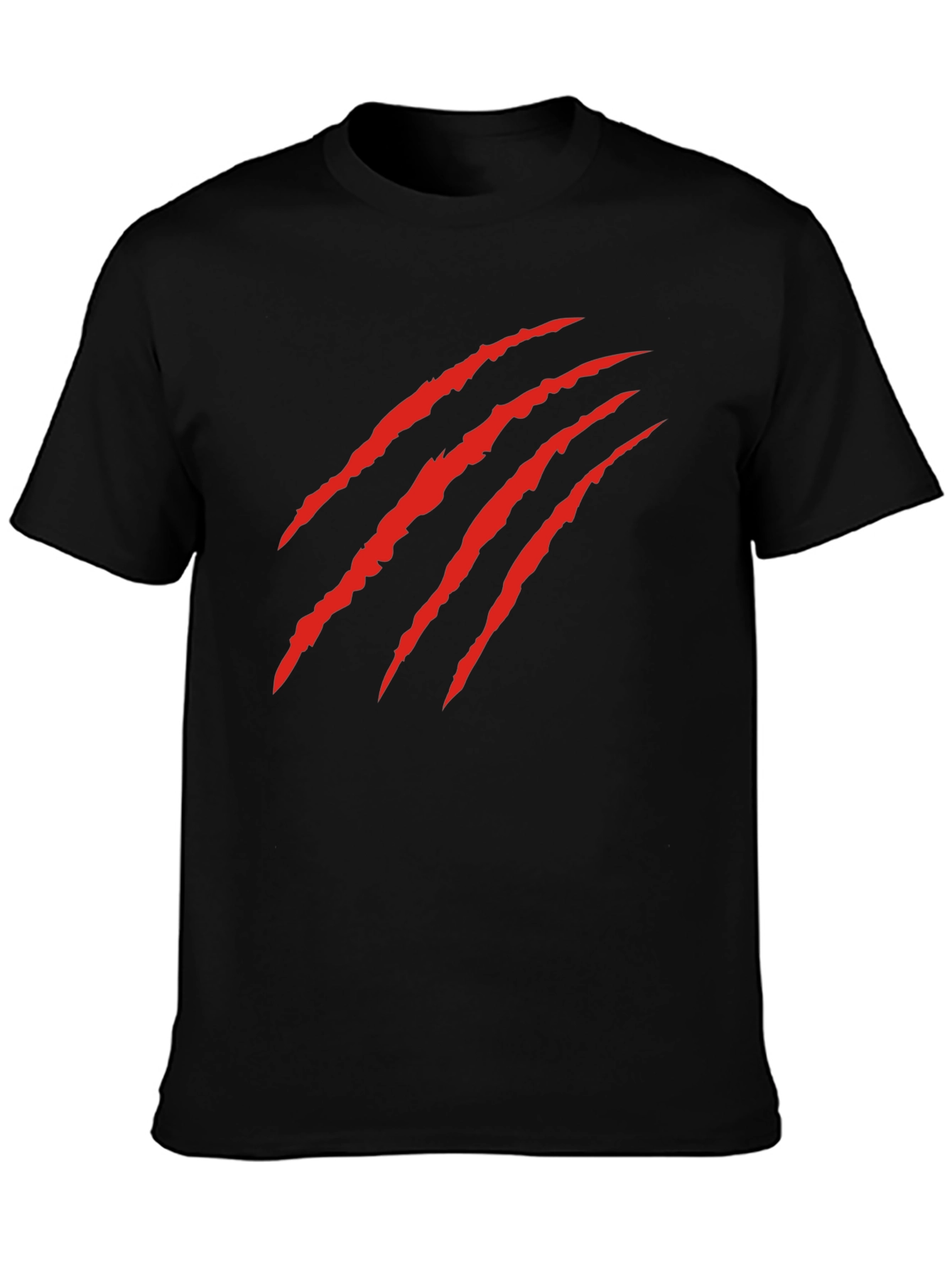Claw Mark Graphic T-Shirt - Bold Statement Tee