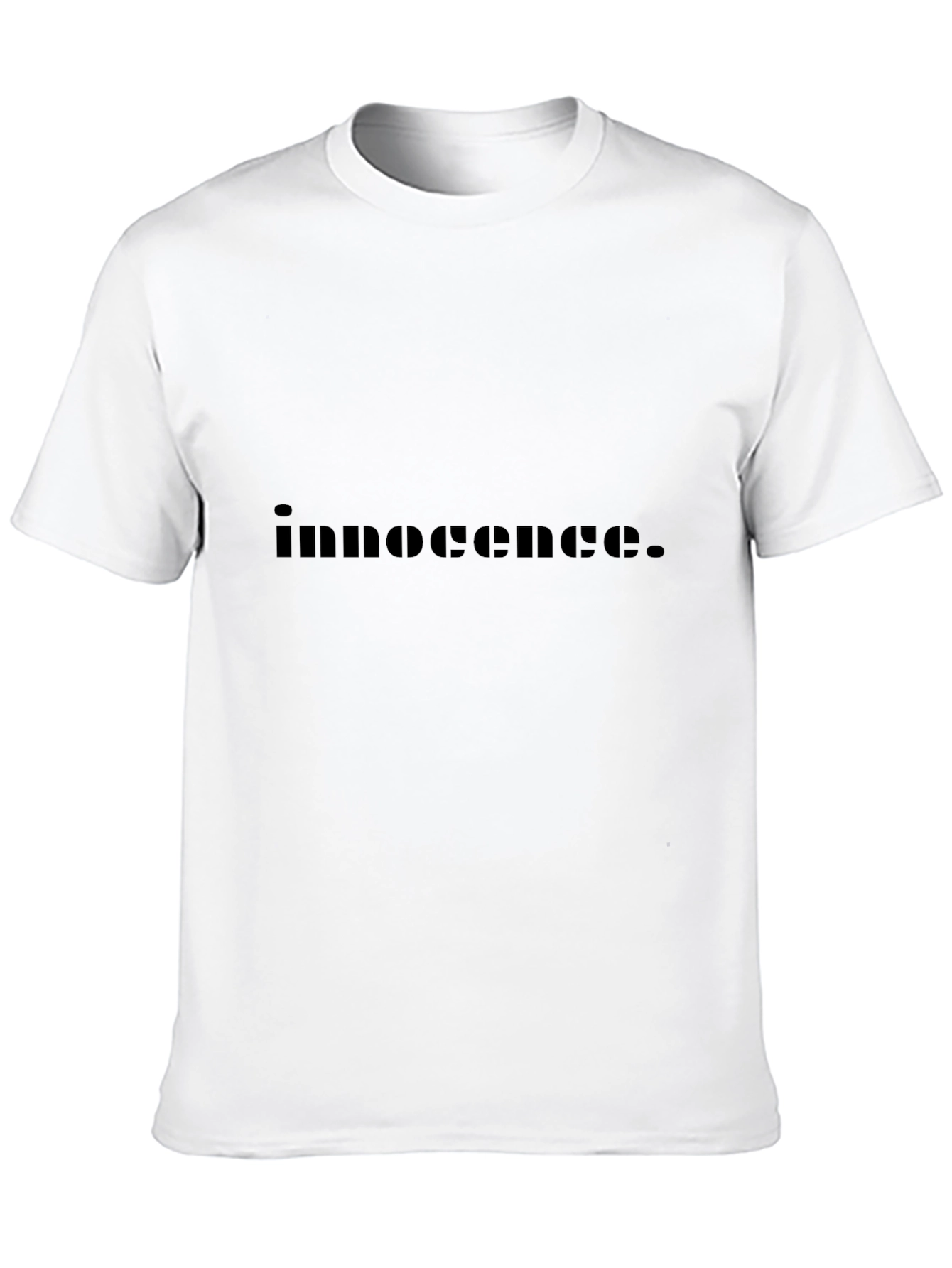 Innocence Graphic Black T-Shirt