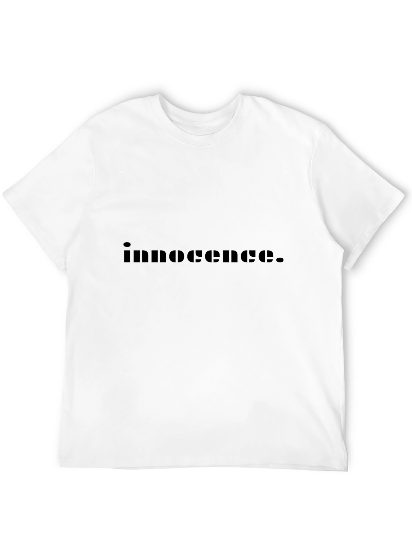 Innocence Graphic Black T-Shirt