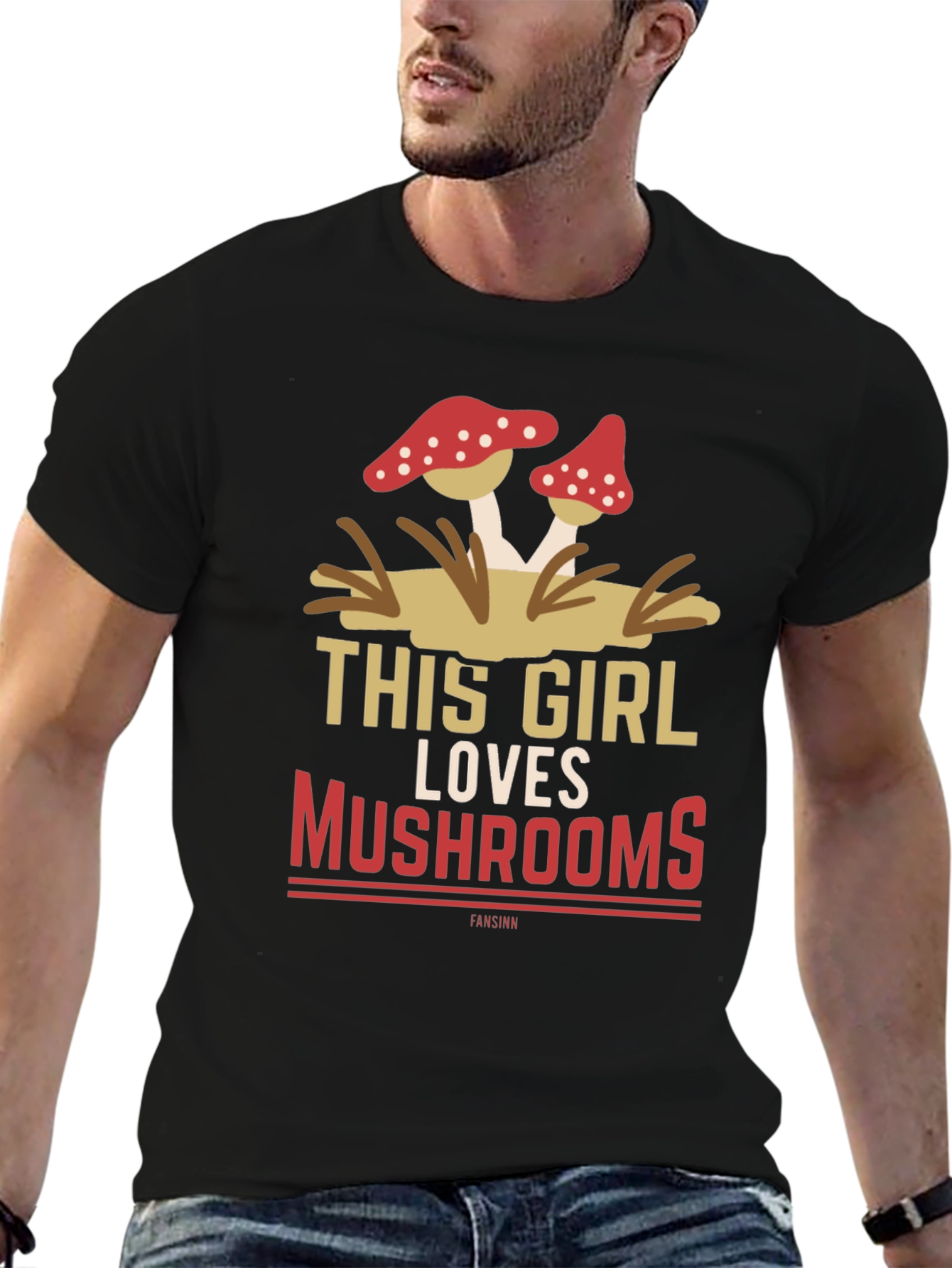 This Girl Loves Mushrooms T-Shirt