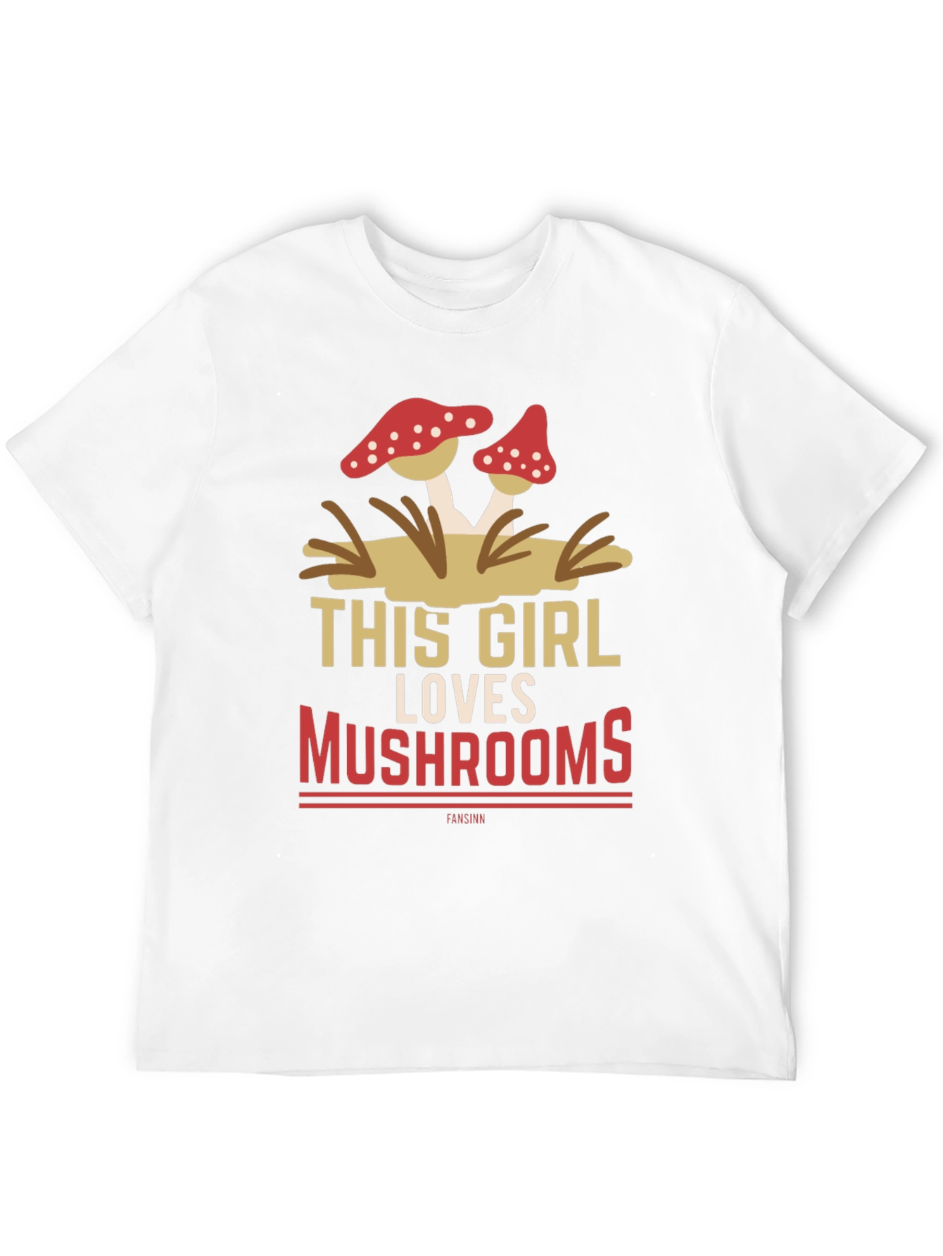 This Girl Loves Mushrooms T-Shirt