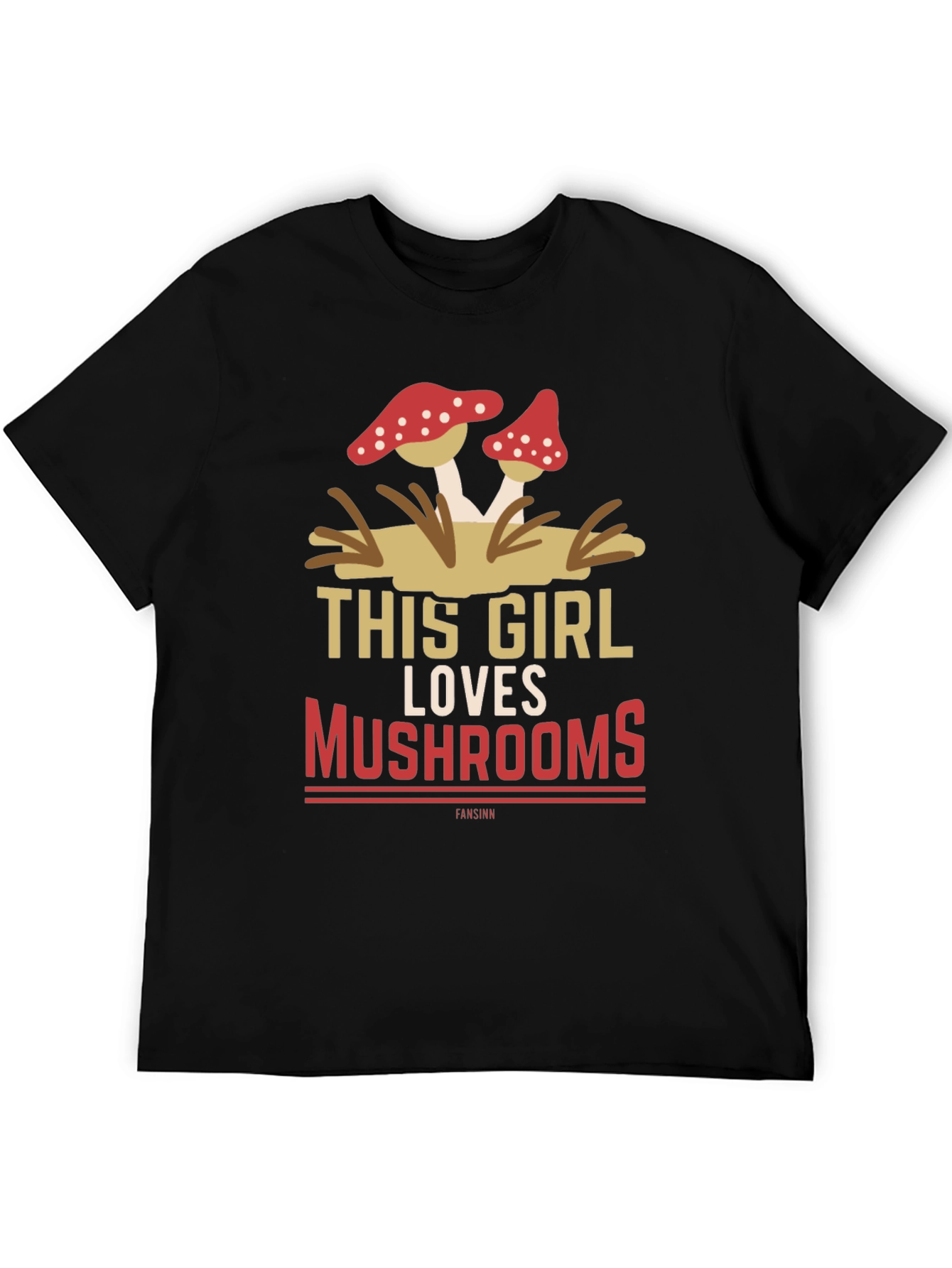 This Girl Loves Mushrooms T-Shirt