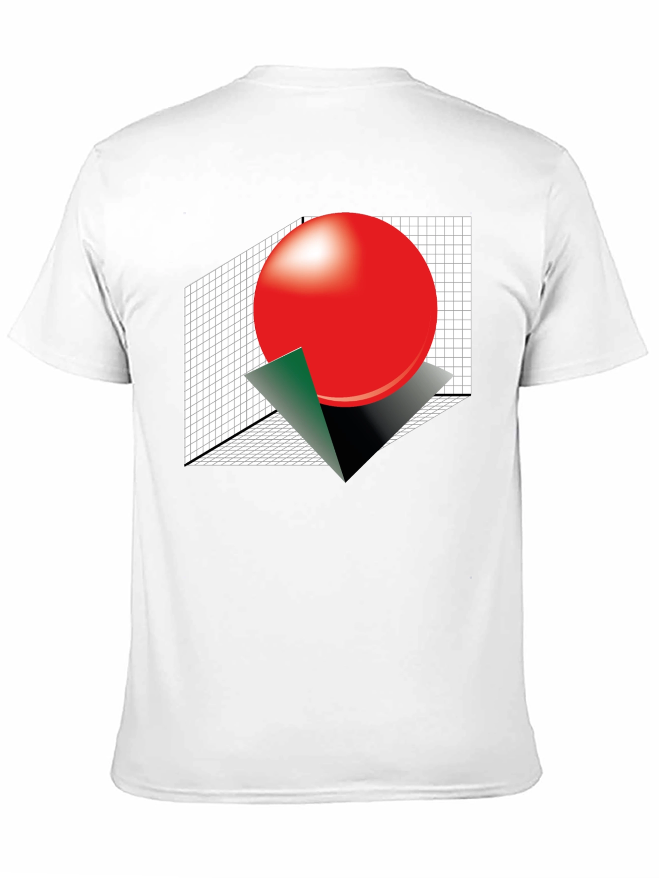 Abstract Sphere Graphic Tee - Modern Geometric Design