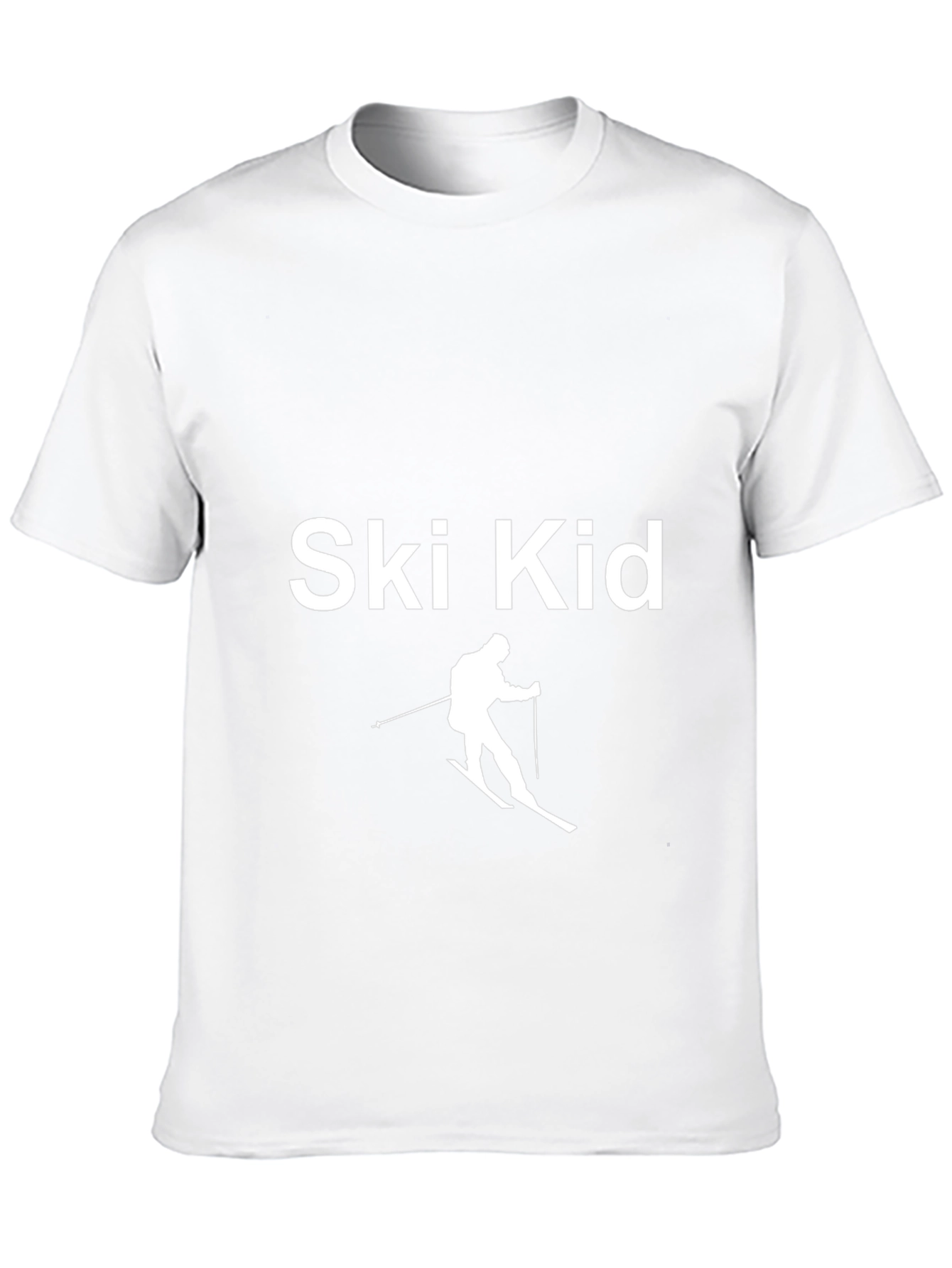 Ski Kid Black T-Shirt - Winter Sports Apparel