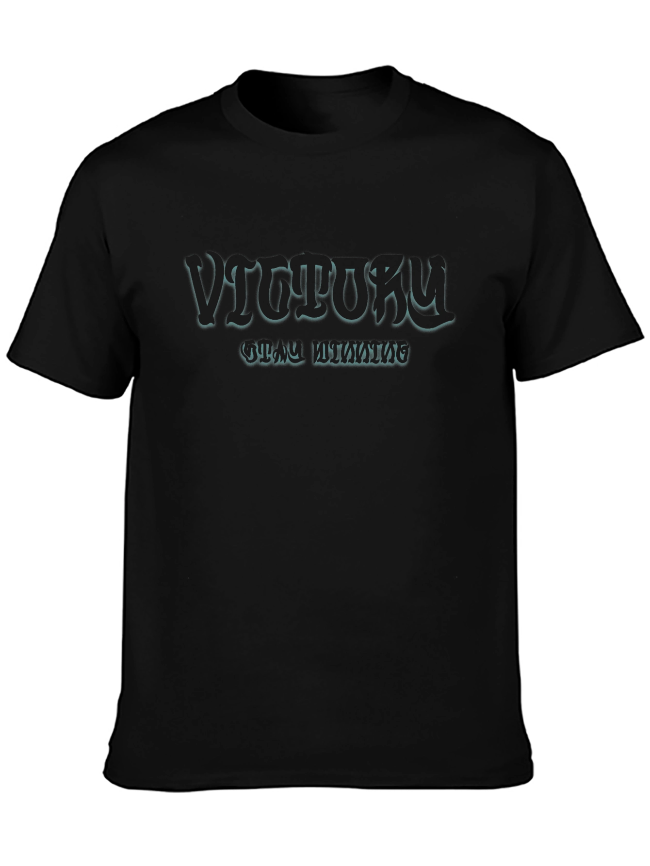 VJOLOKU Black Graphic Tee