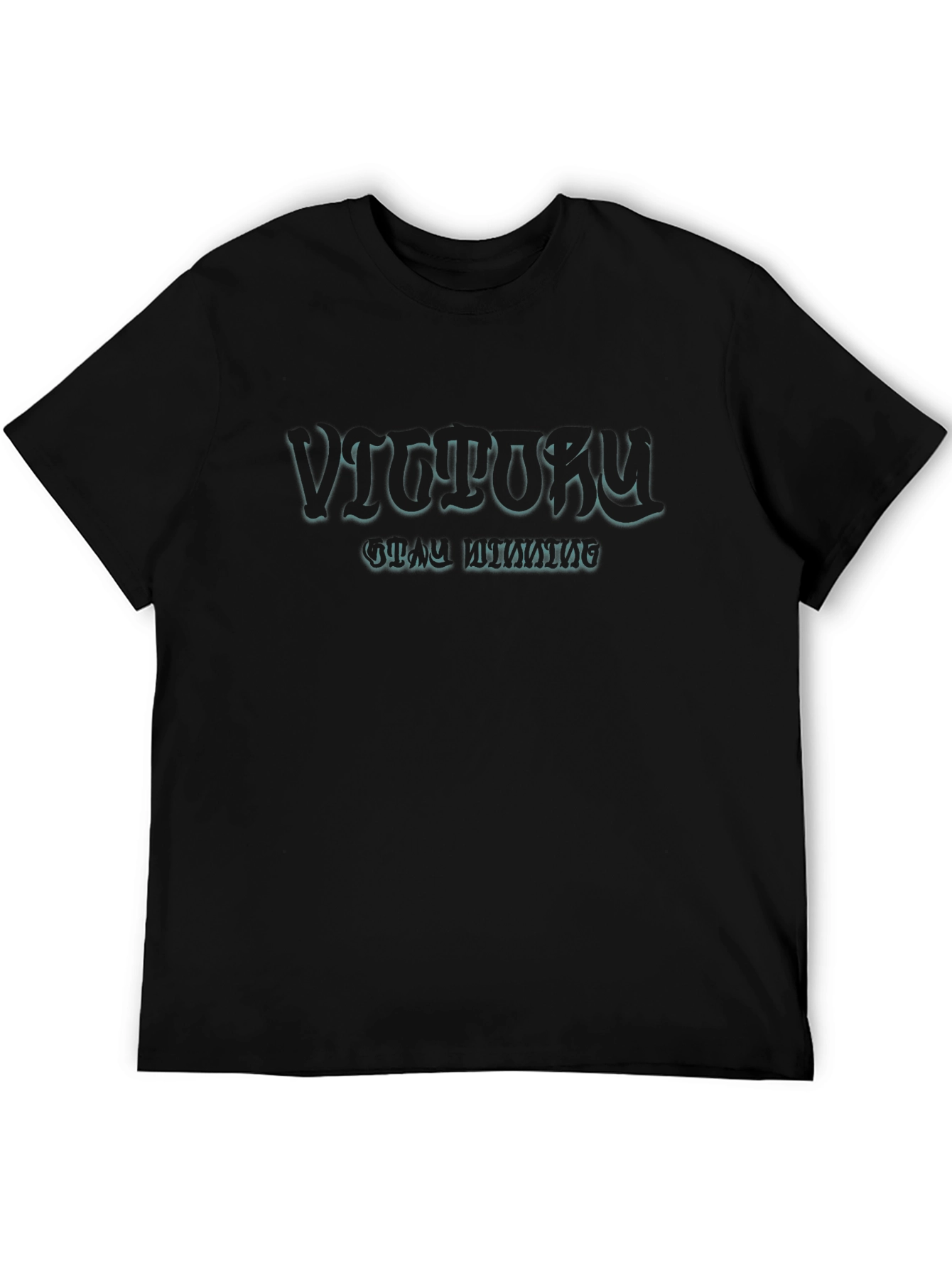 VJOLOKU Black Graphic Tee