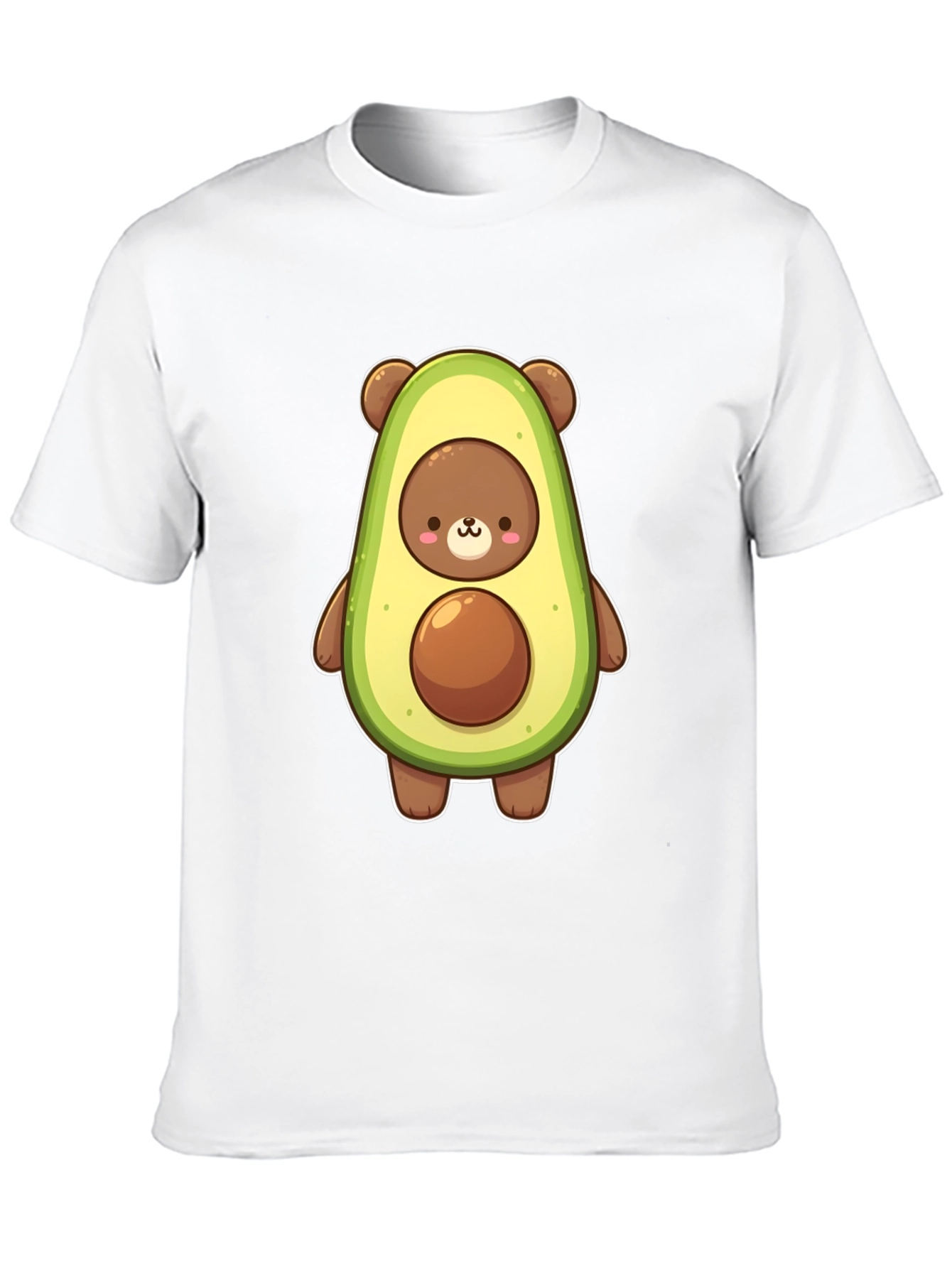 Avocado Bear Graphic Tee - Cute and Fun!