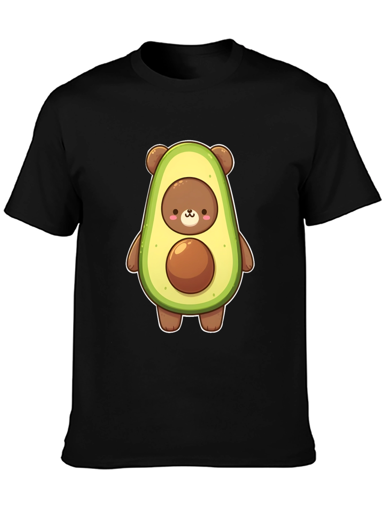 Avocado Bear Graphic Tee - Cute and Fun!