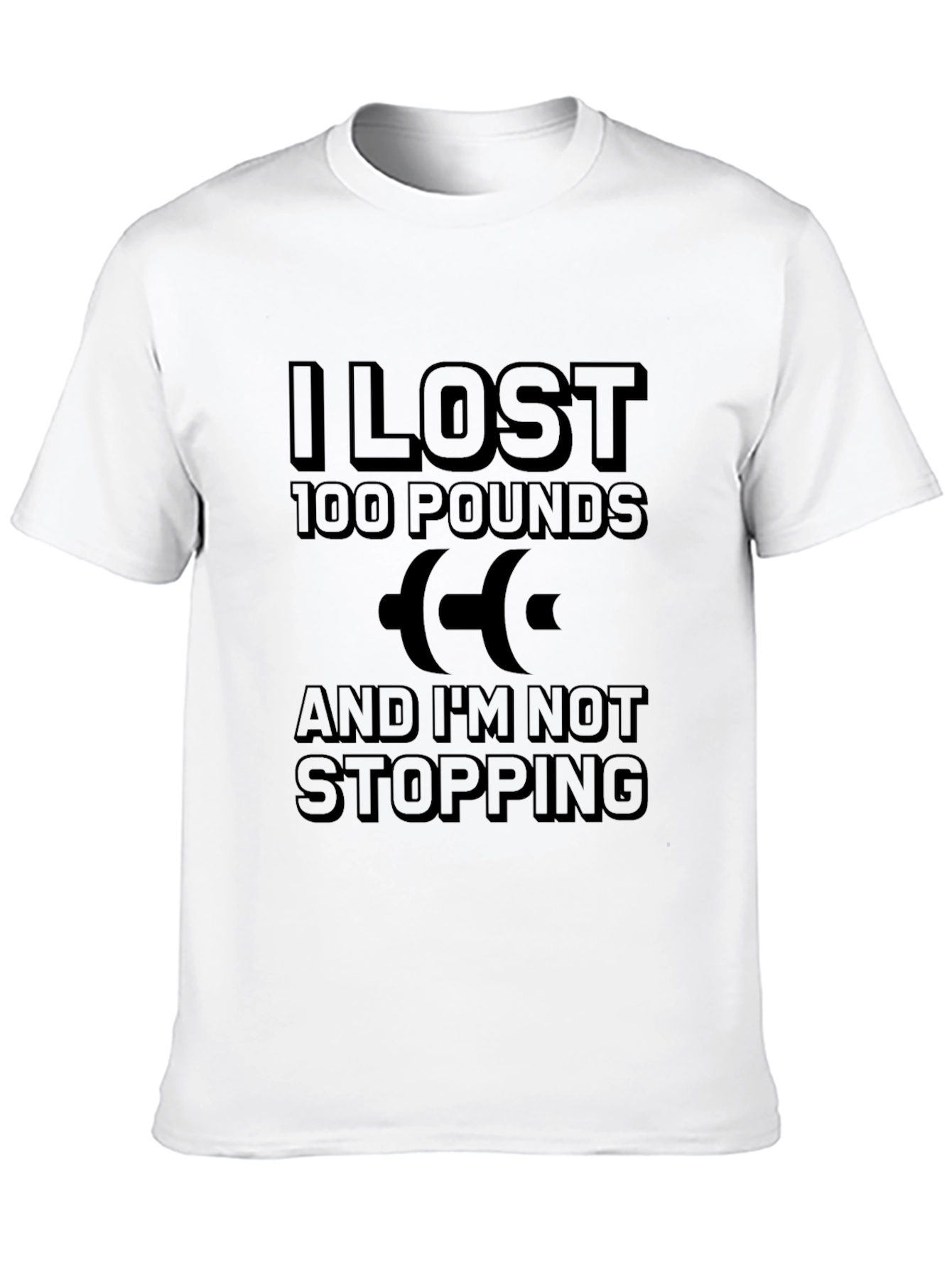 I Lost 100 Pounds Fitness T-Shirt