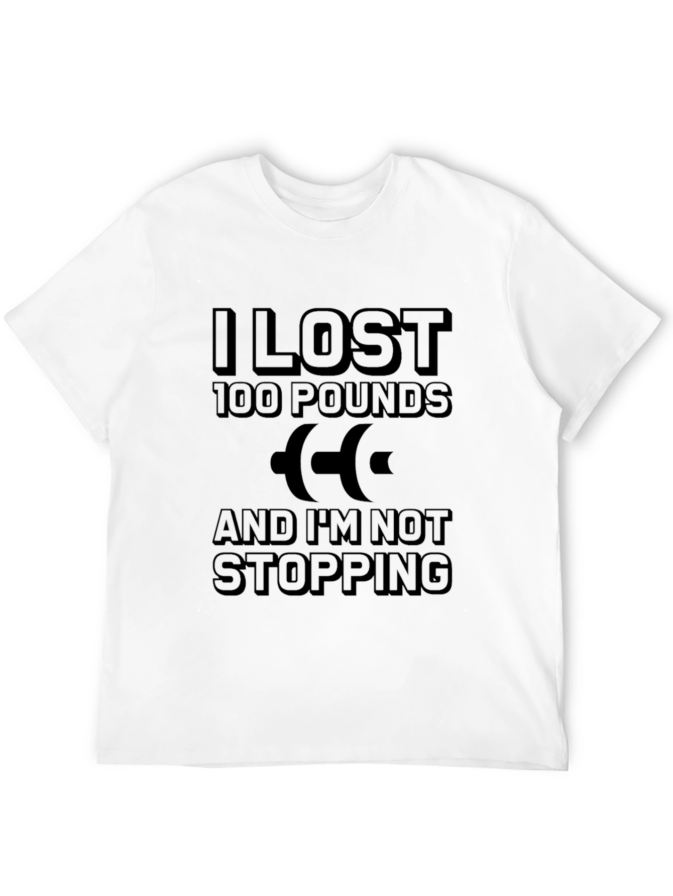 I Lost 100 Pounds Fitness T-Shirt