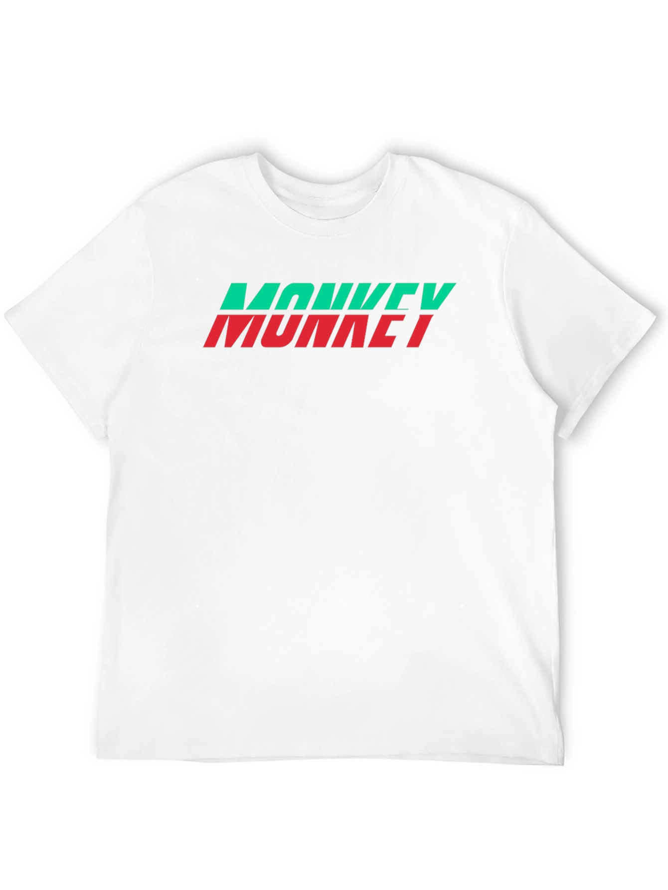 Monkey Graphic Tee - Crew Neck Black T-Shirt