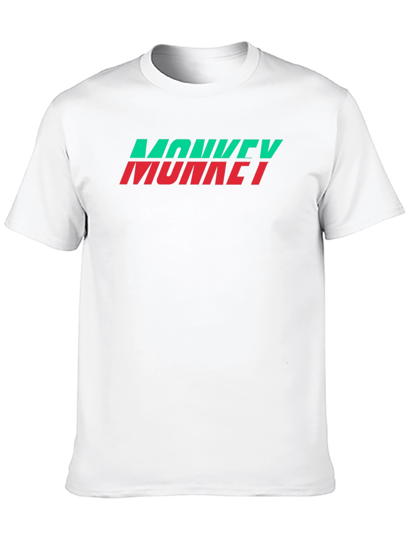 Monkey Graphic Tee - Crew Neck Black T-Shirt