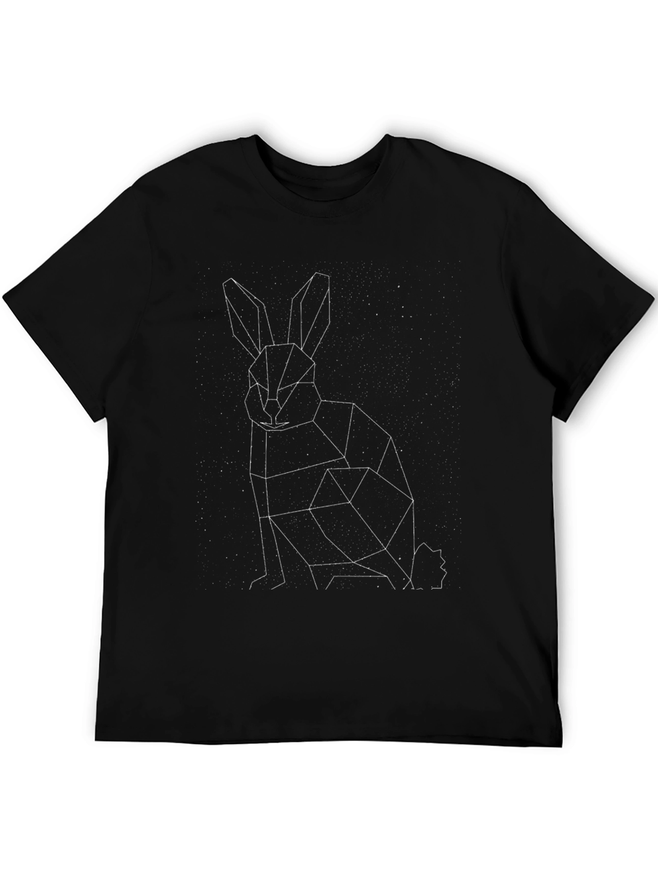 Geometric Rabbit T-Shirt - Minimalist Design