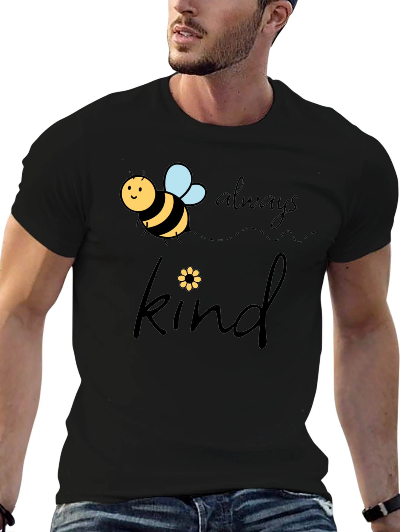 Bee Kind Always Black T-Shirt