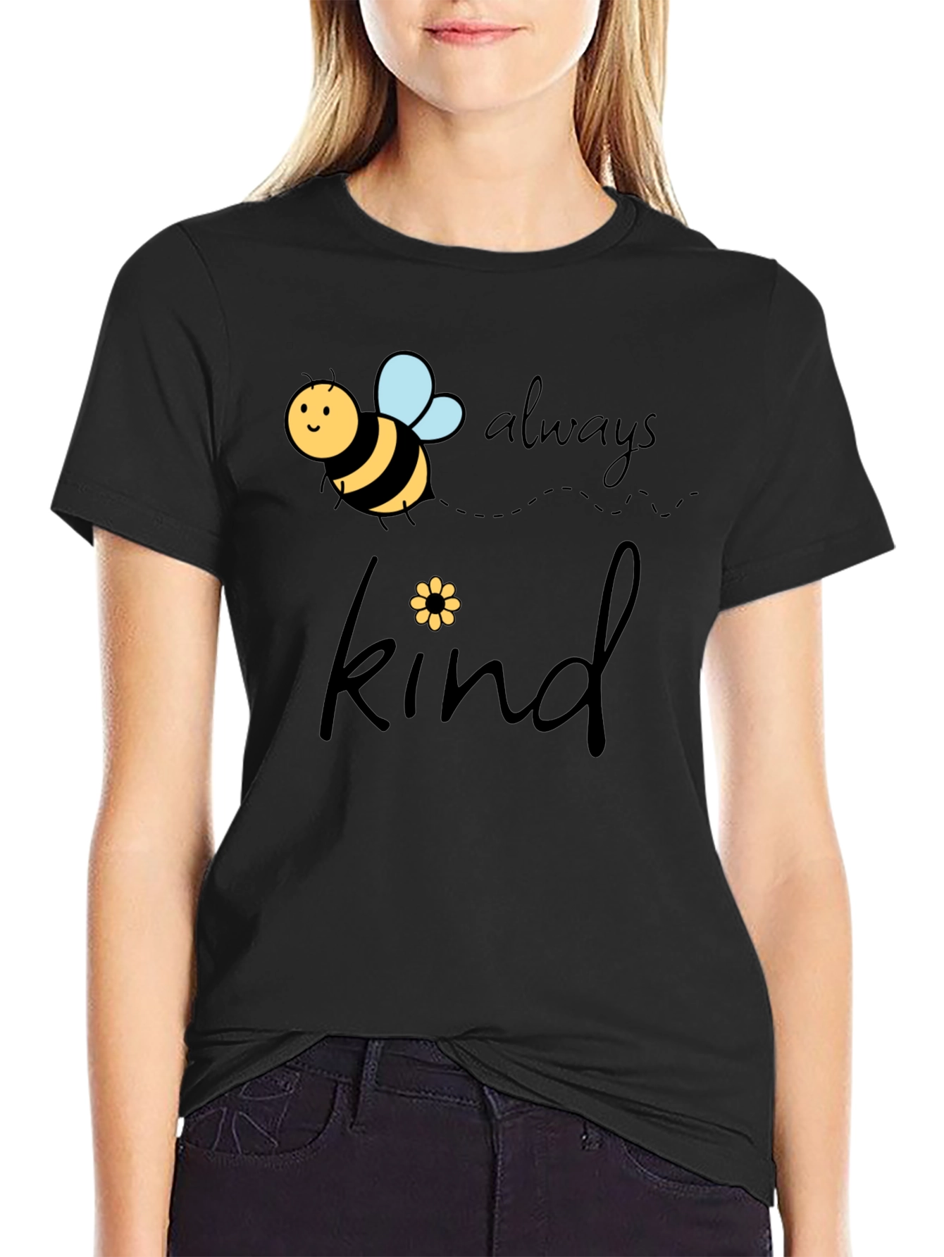 Bee Kind Always Black T-Shirt