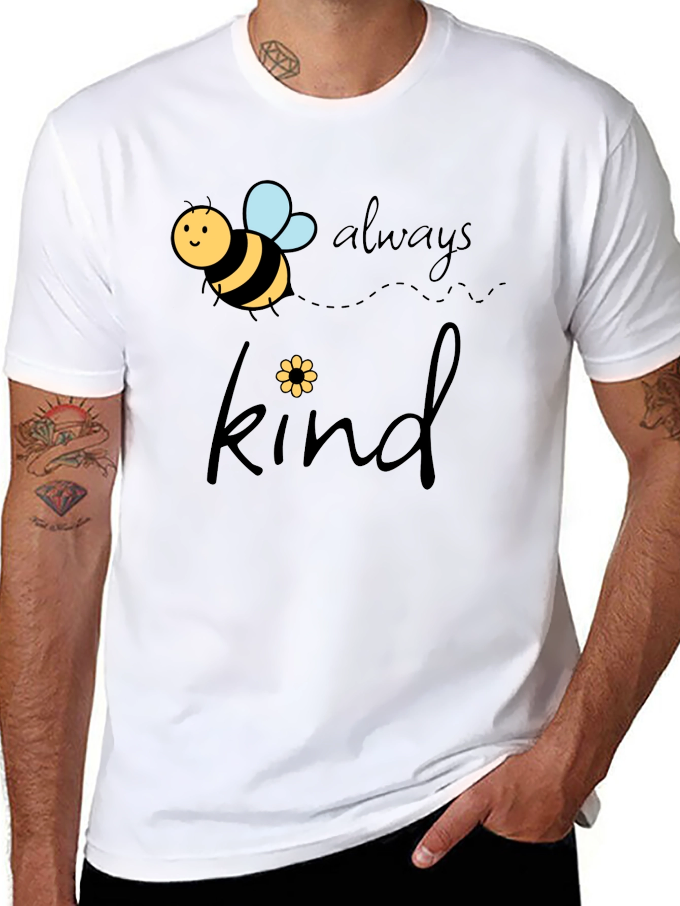 Bee Kind Always Black T-Shirt