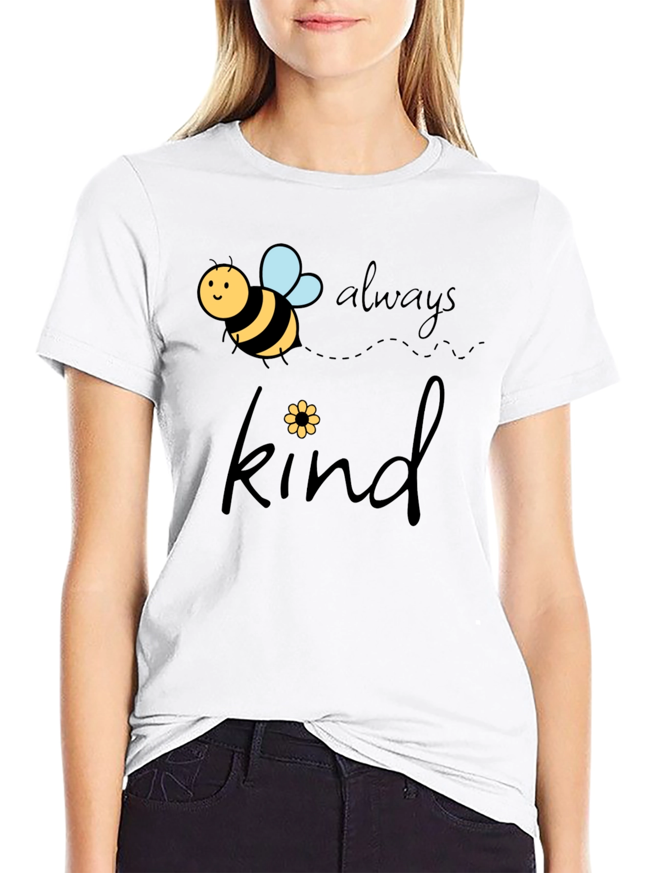 Bee Kind Always Black T-Shirt