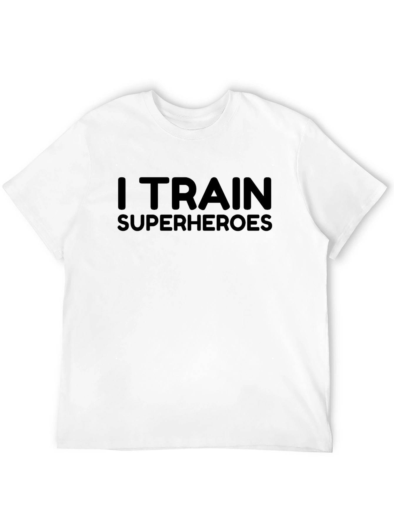 I Train Superheroes Graphic Tee - Black