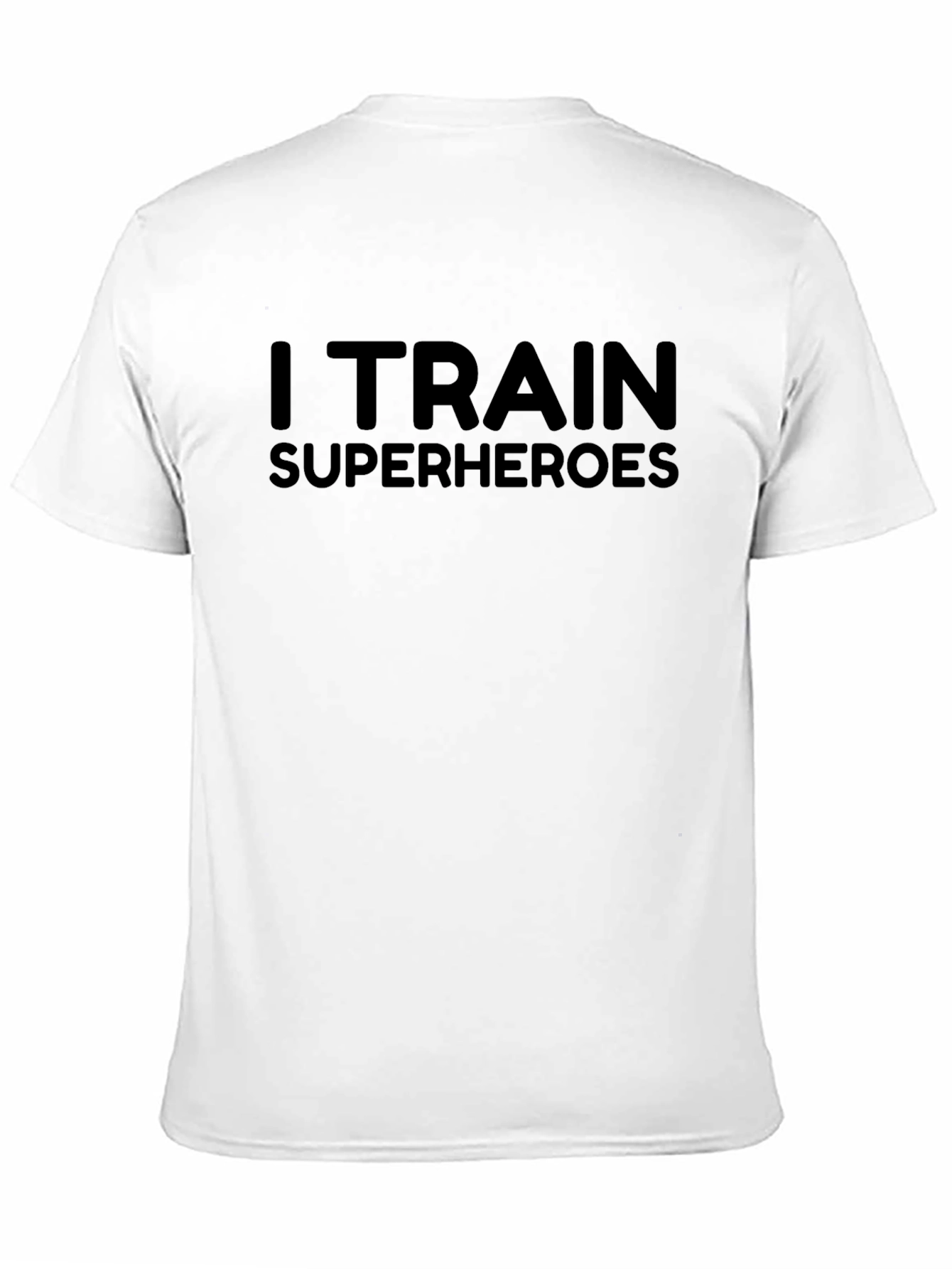 I Train Superheroes Graphic Tee - Black