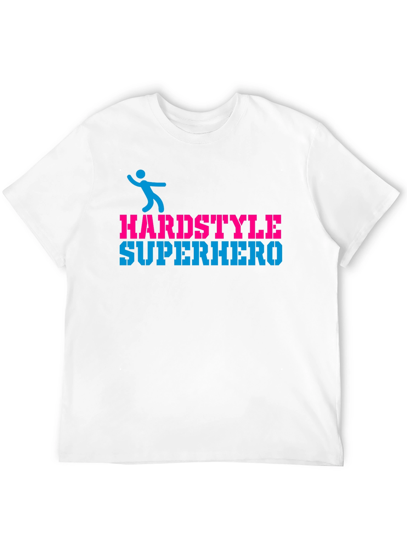 Hardstyle Superhero Black Graphic T-Shirt