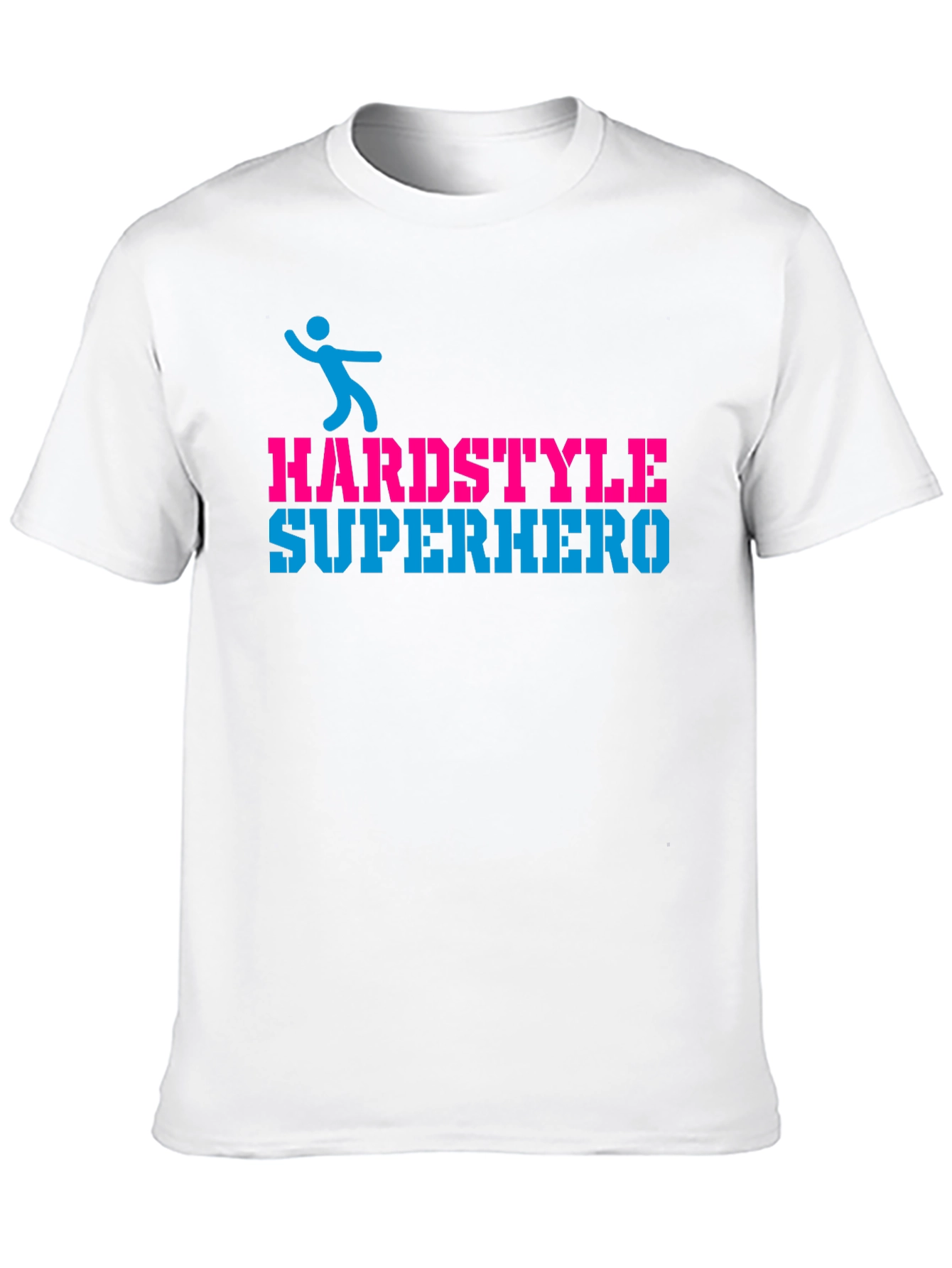 Hardstyle Superhero Black Graphic T-Shirt